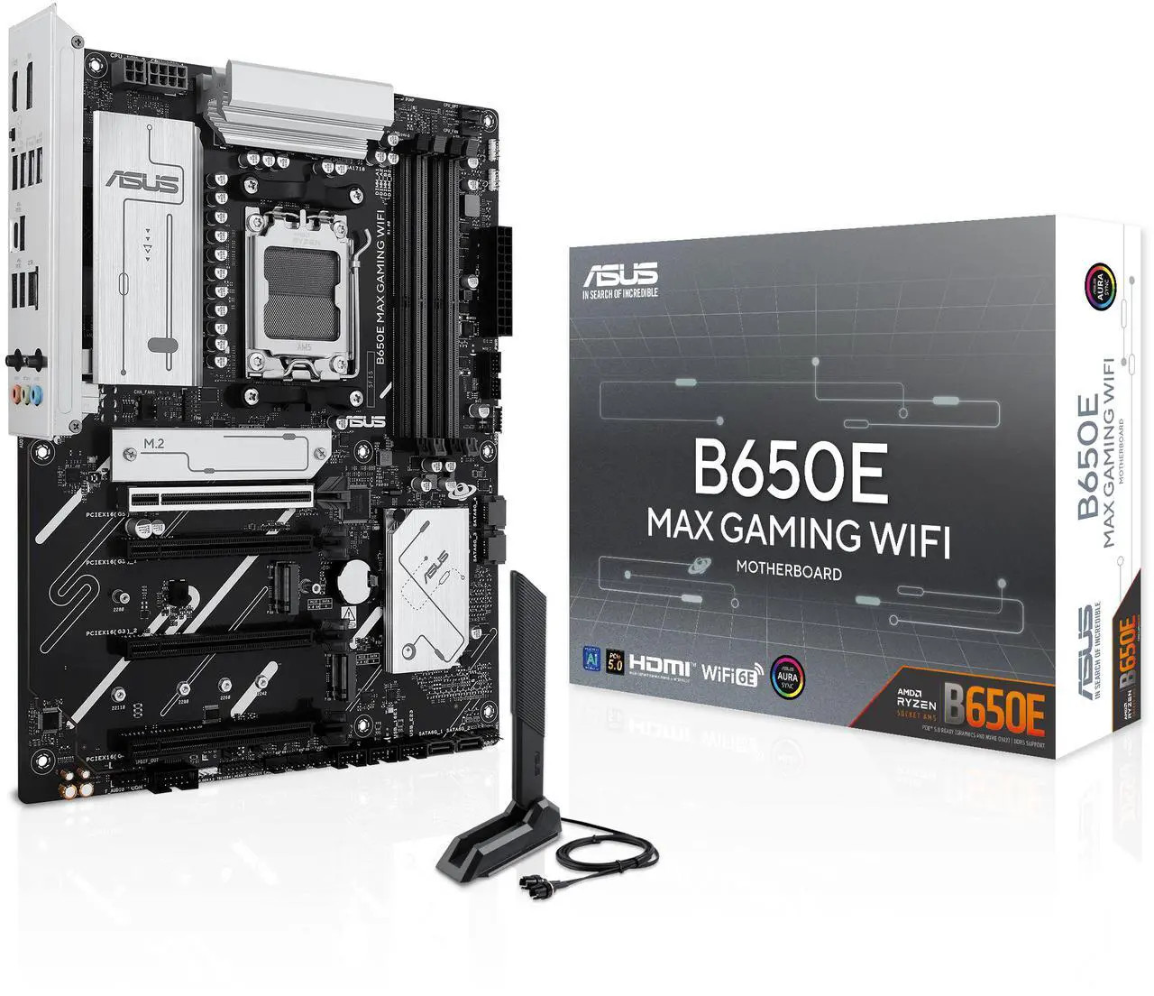 (Factory Refurbished) ASUS B650E MAX GAMING WIFI AMD ATX motherboard