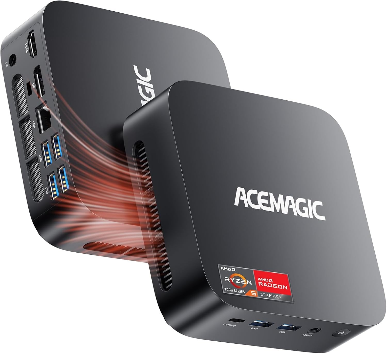 ACEMAGIC K1 Mini PC AMD Ryzen R2544 (4C/8T, 3.7GHz) Win 11 Pro 16GB 512GB SSD