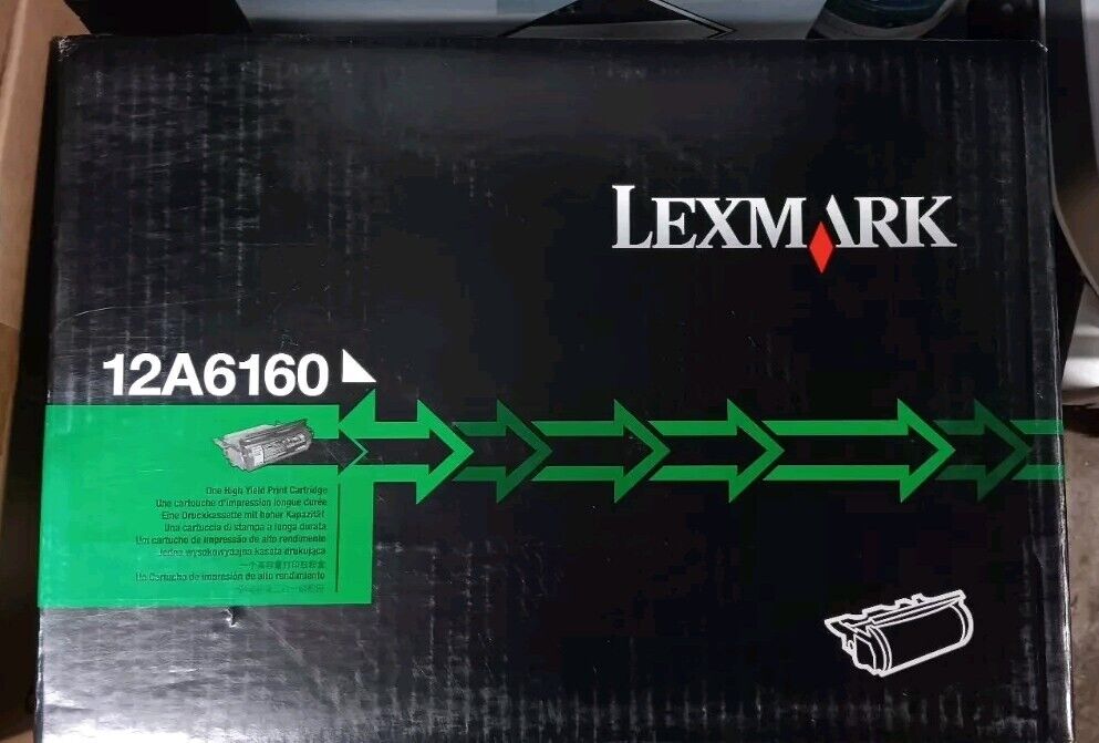 New  Genuine Lexmark T620 T622 X620 High Yield Printer Toner Cartridge 12A6160 