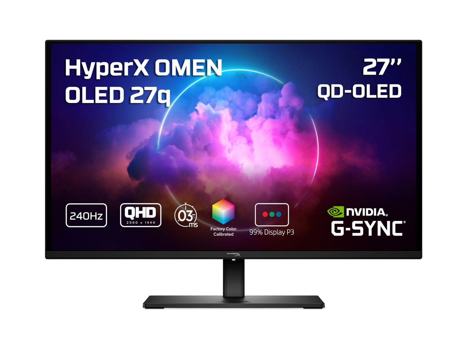 HyperX OMEN OLED 27 inch QHD 240Hz Gaming Monitor - OMEN OLED 27q 27.63" QHD