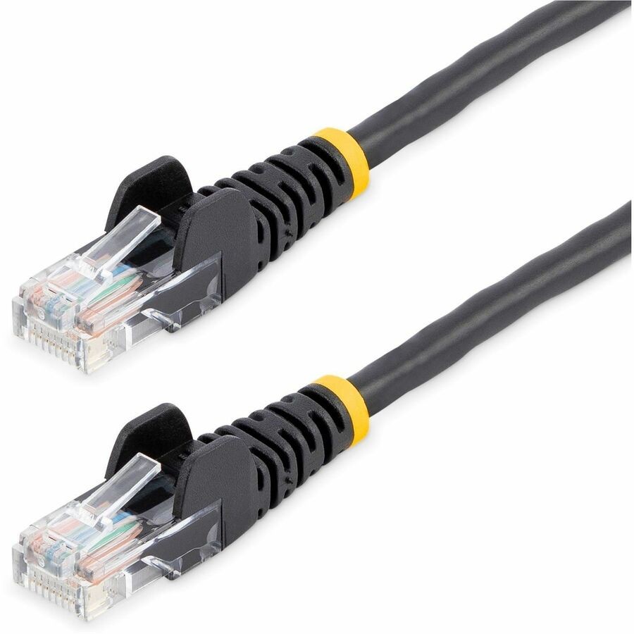 StarTech 45PATCH50BK 50ft Cat5e Snagless UTP Patch Cable - Black