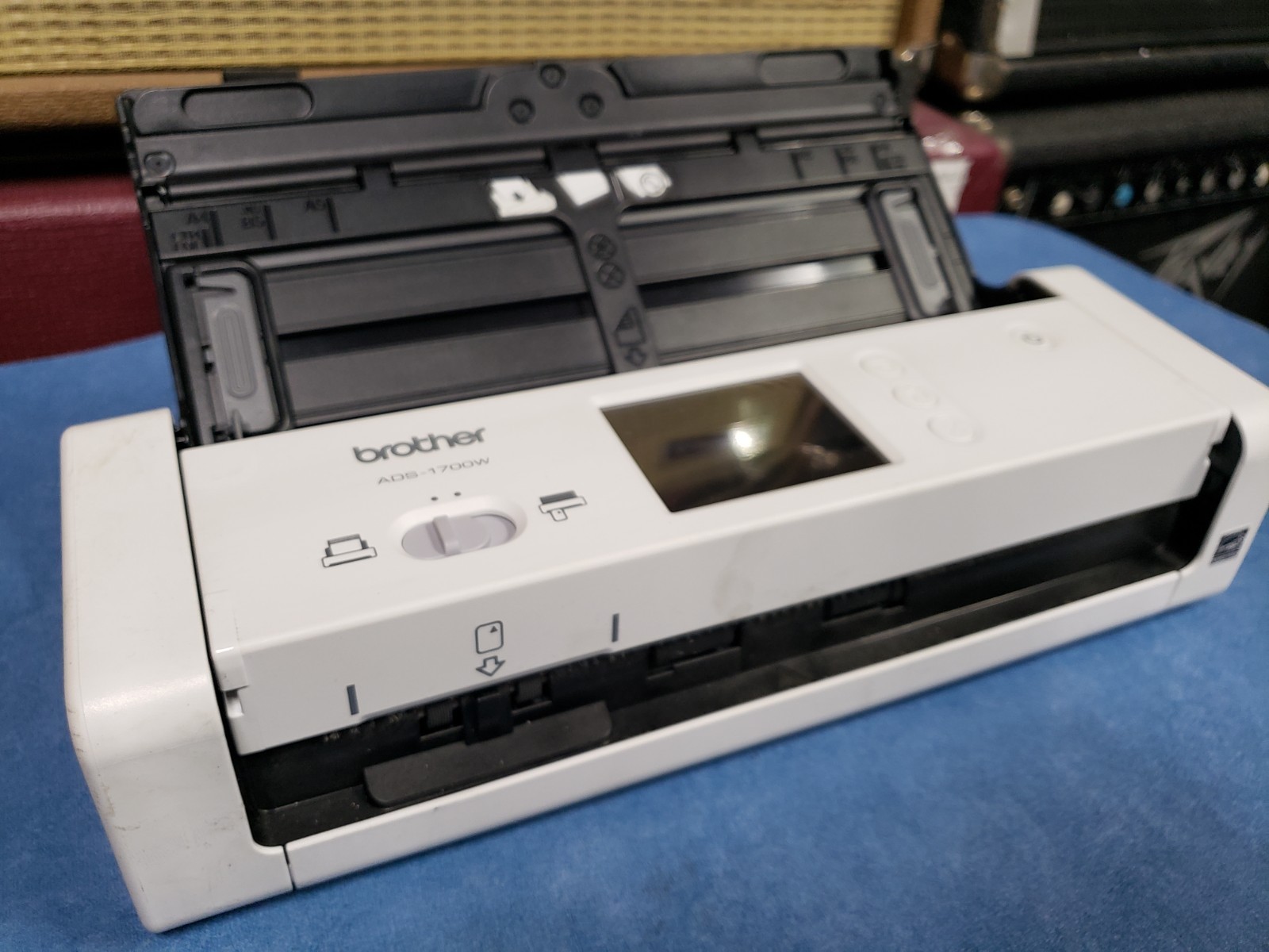 Brother ADS-1700W Wireless Compact Desktop Scanner for parts untested READ