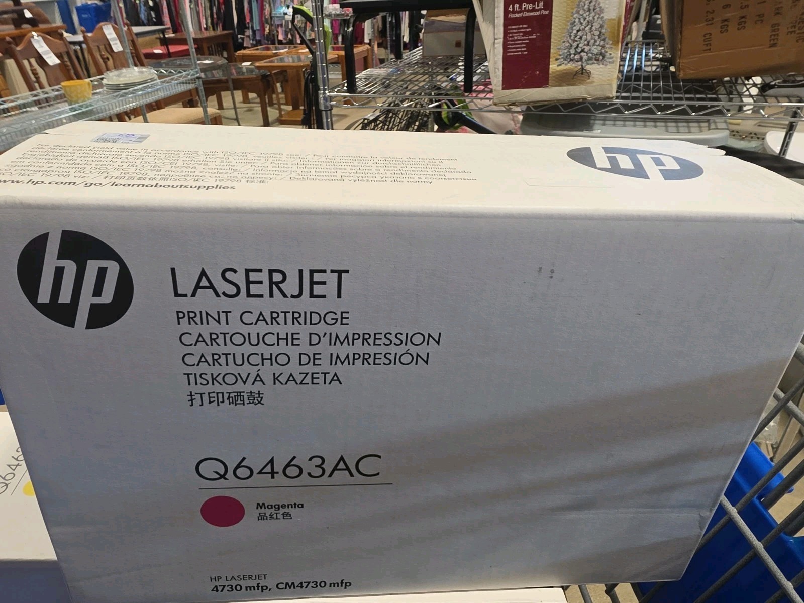 NEW Sealed Genuine HP 644A Q6463A Magenta Toner Cartridge for LaserJet 4730 mfp