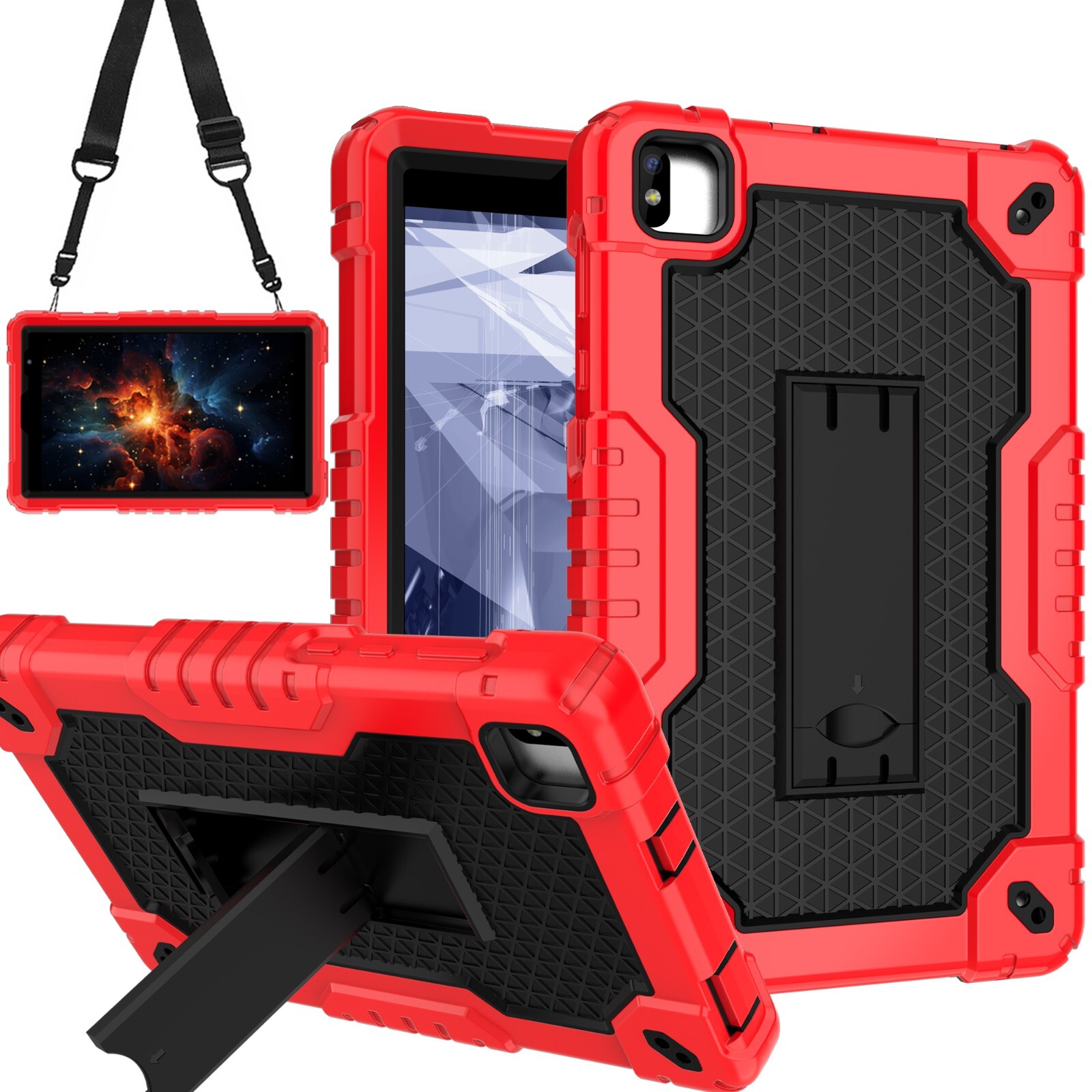 Shockproof Case for DIALN X8 Ultra / Maxsip X8 Ultra 8" Tablet w/ Strap