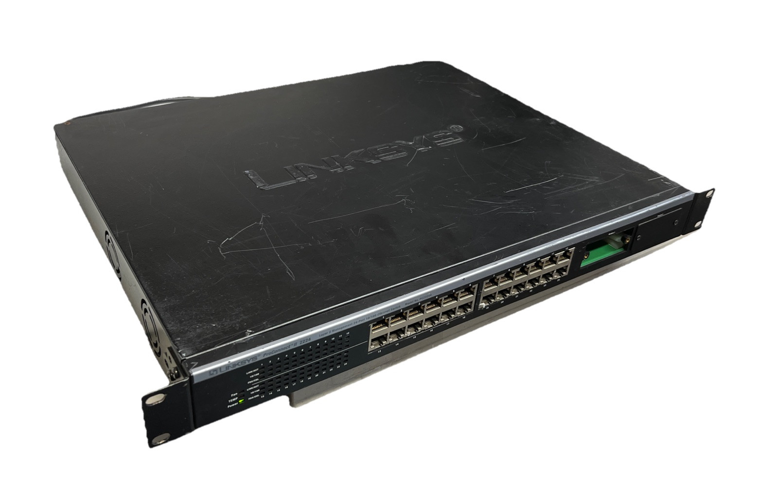 Linksys Pro Connect II 2224 PC22224 Ethernet Switch 24-Port 