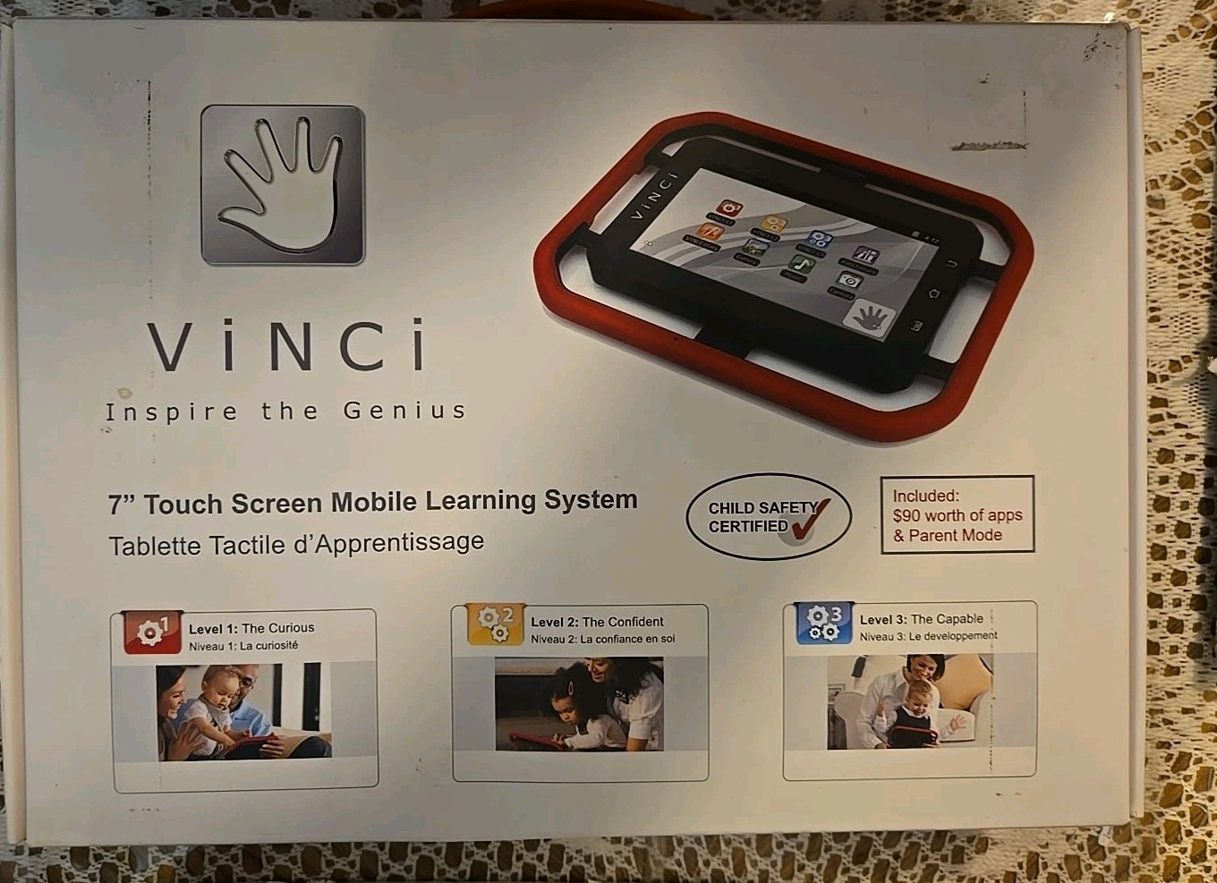NEW Vinci Tab II 7" Touch Learning Tablet with Wifi Android 2.3 tablet for kids