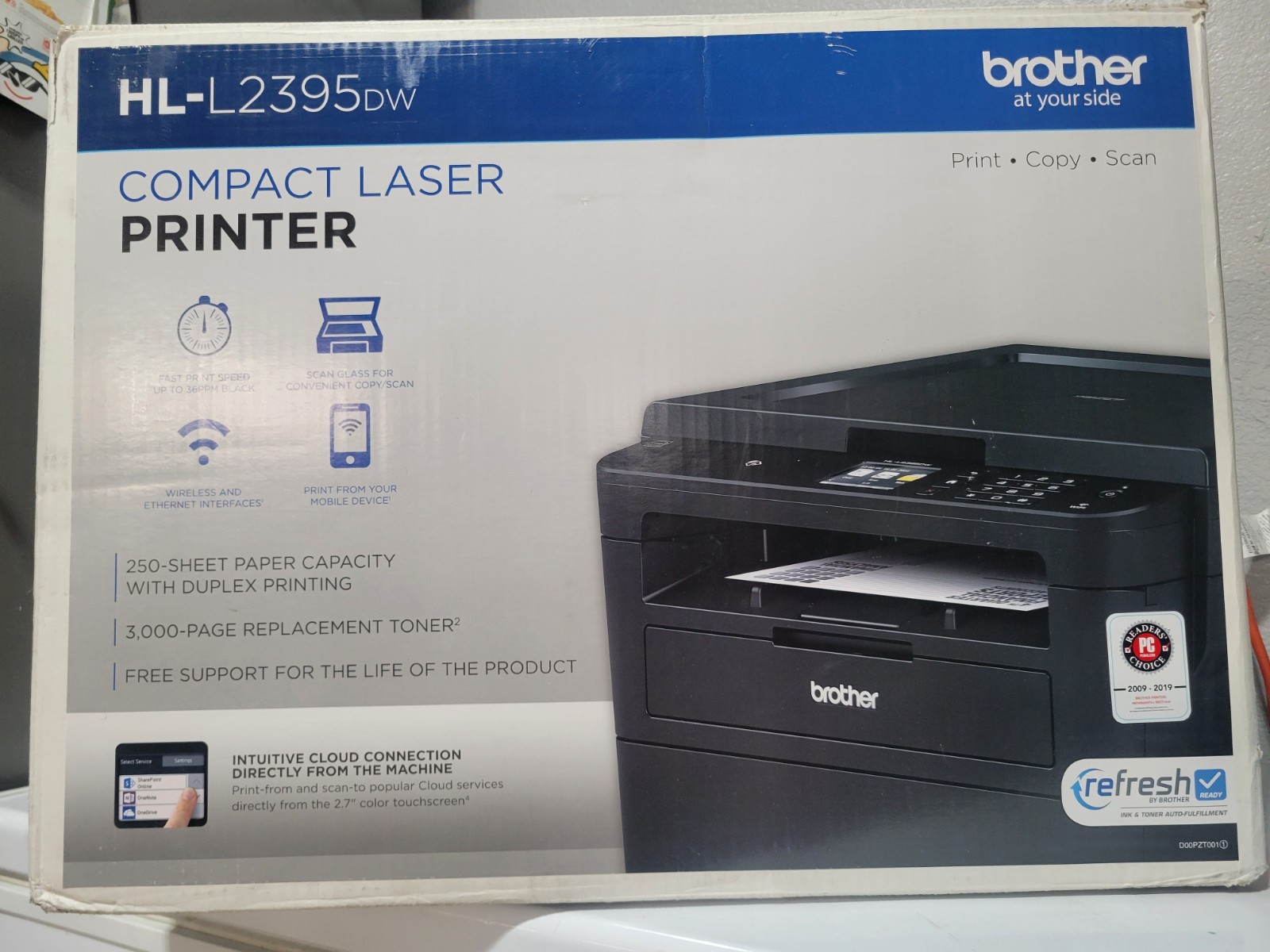 Brother HL-L2395DW Compact Laser Printer - 2-Sided Printing - TESTED 2020 Cloud