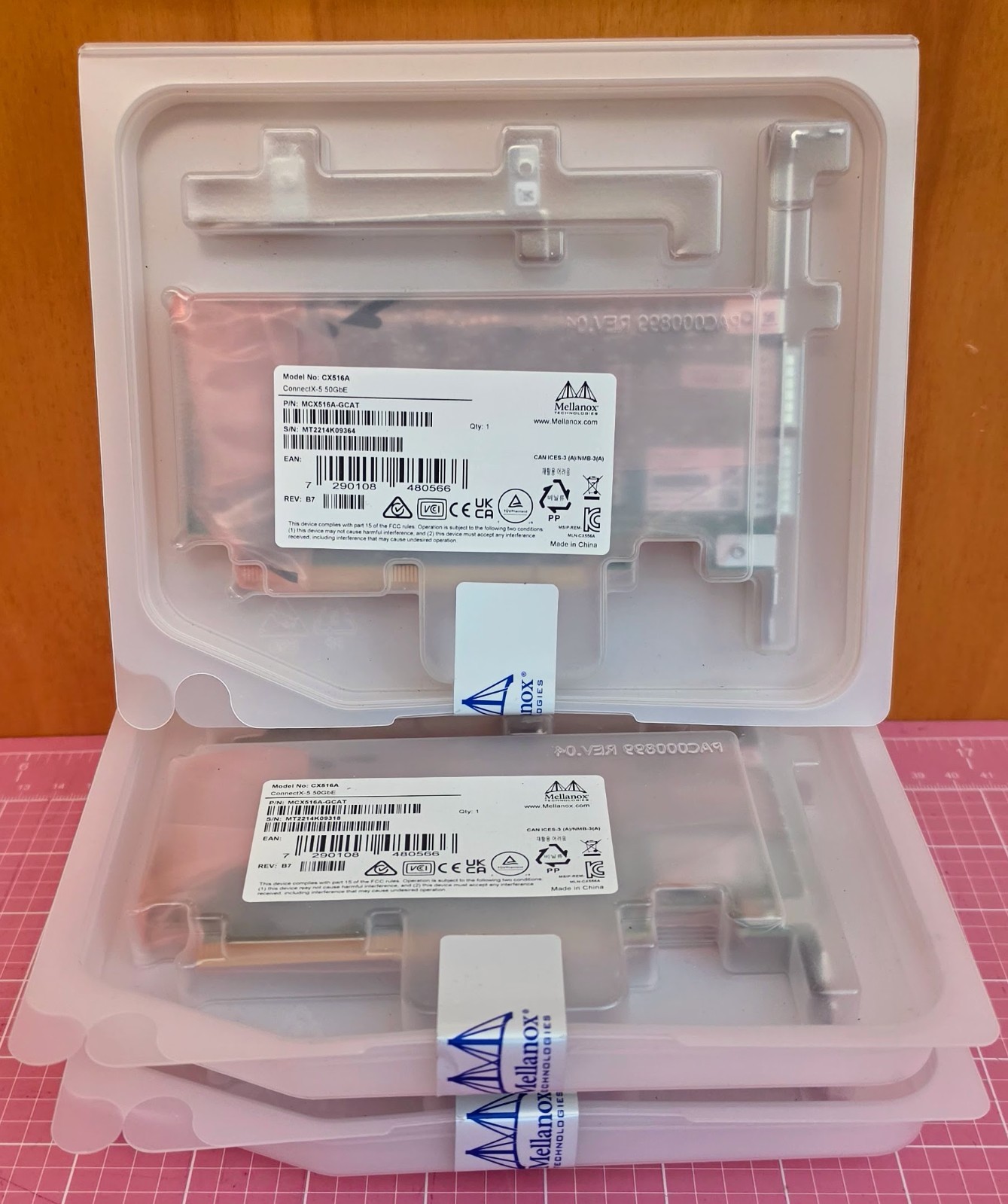 NEW Mellanox MCX516A-GCAT ConnectX-5 EN 50GbE Dual-Port QSFP28 NIC PCIe x16