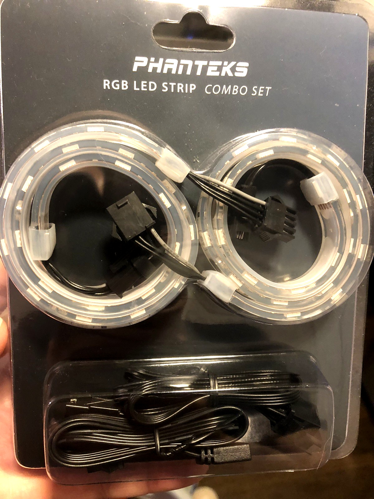 MSI Phanteks Gaming 2x RGB LED 12V STRIP Magnetic 400mm Asus Aura & RGB FUSION