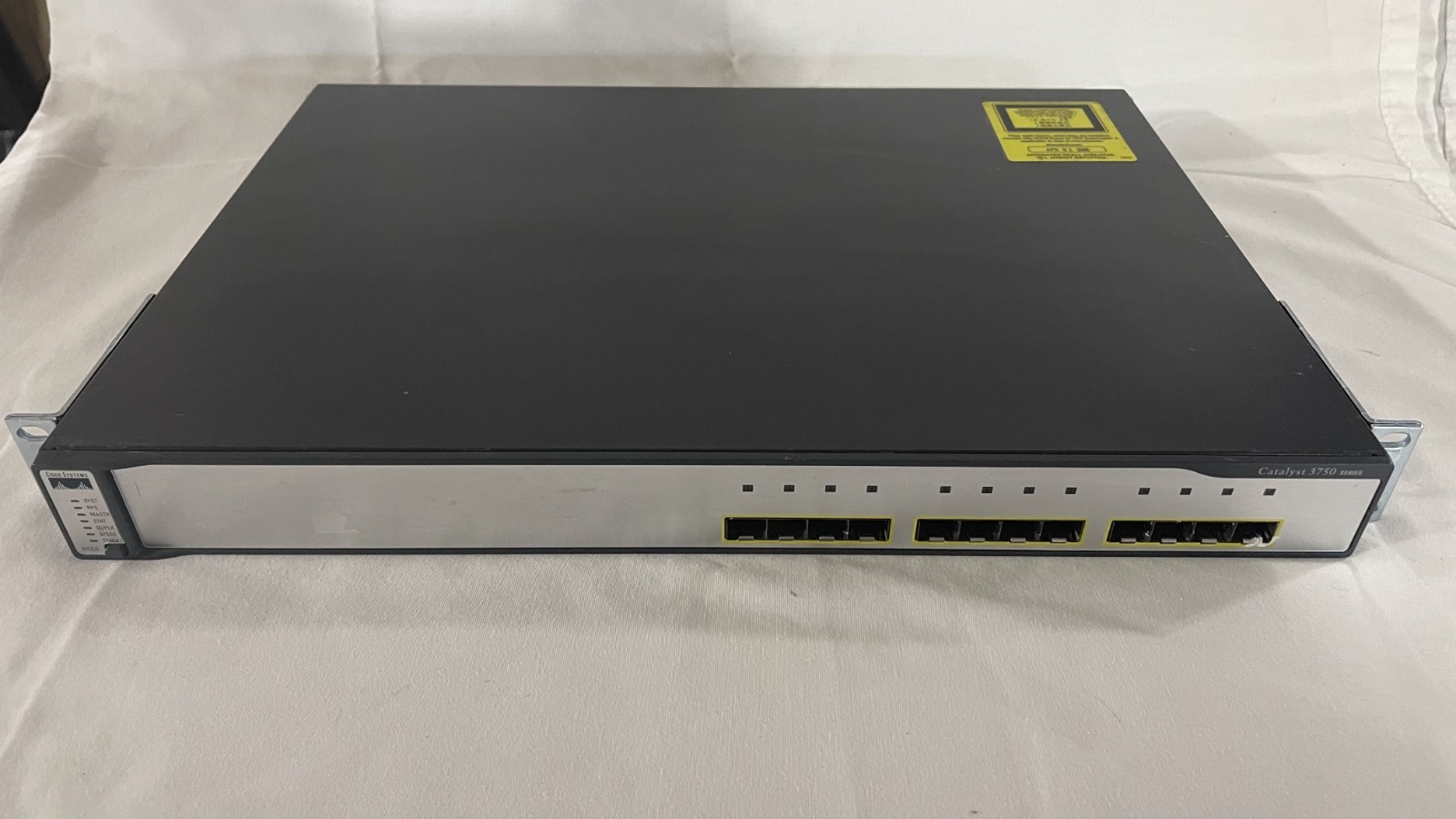 Cisco WS-C3750G-12S-S Catalyst 3750G 12-Port Gigabit SFP Managed Switch