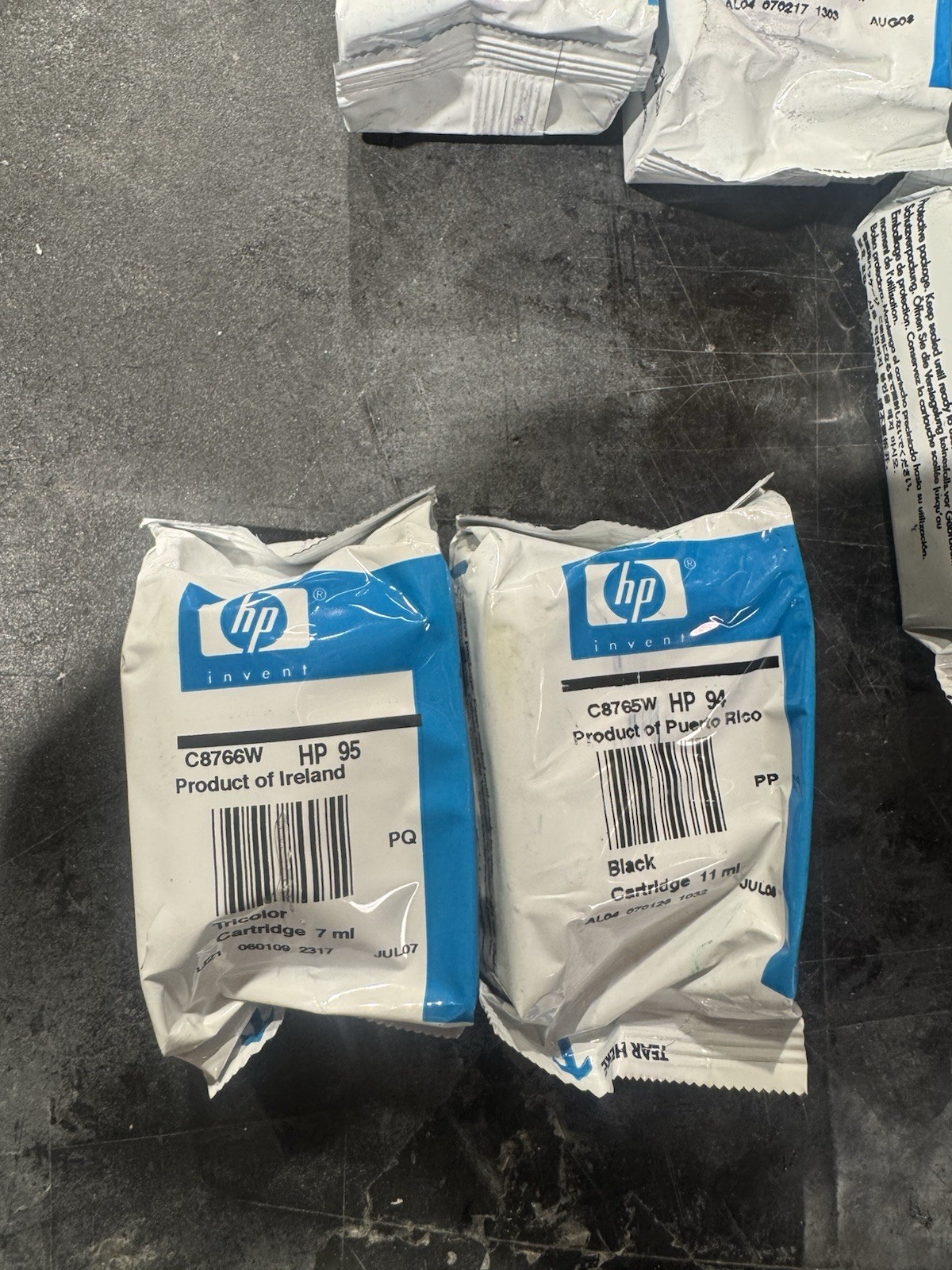 HP Genuine 94 95 B/C Cartridges In Original HP Deskjet 460,6840,9800