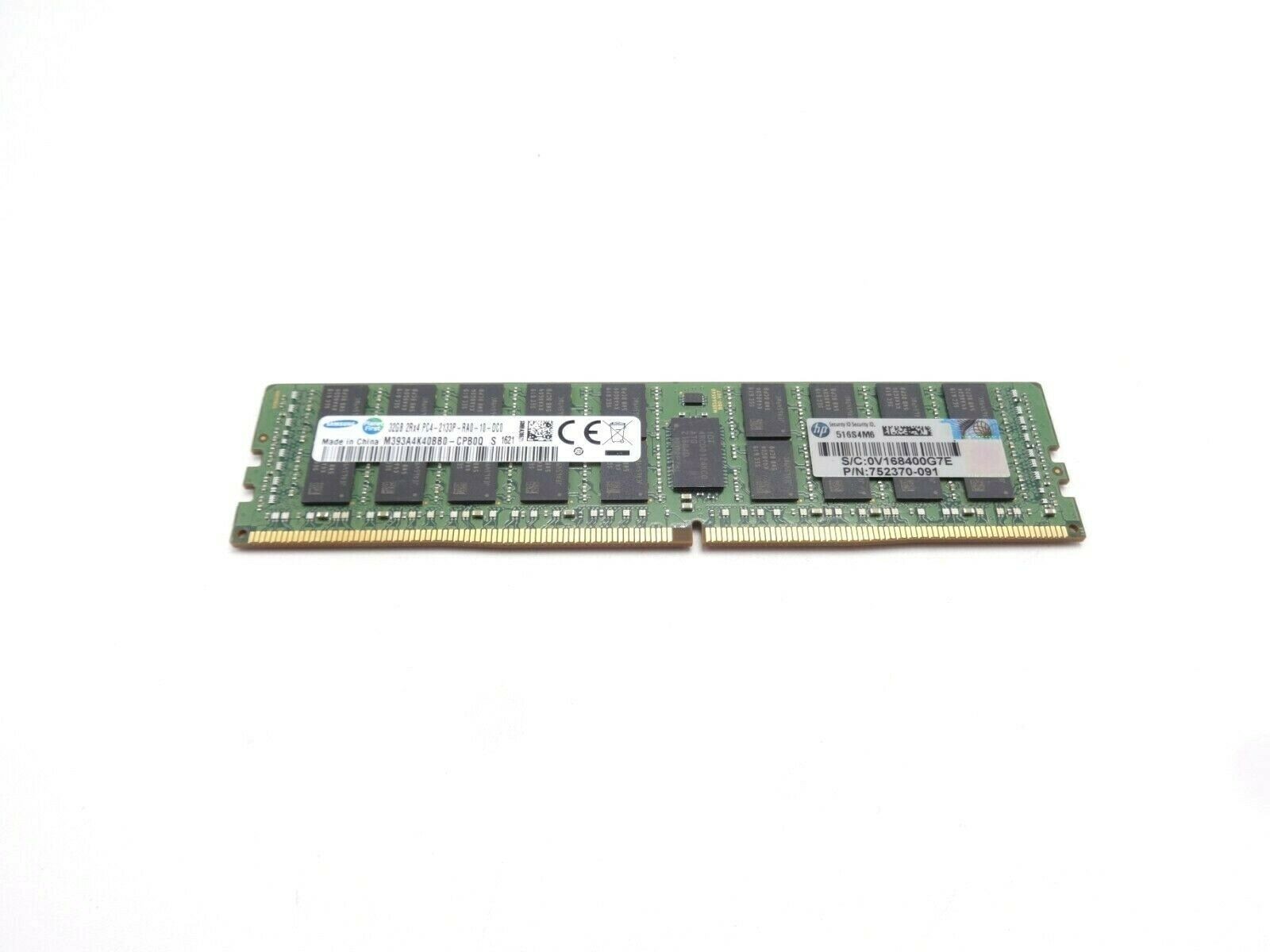 HPe 728629-B21 32GB 2Rx4 PC417000 DDR4-2133P DIMM 752370-091