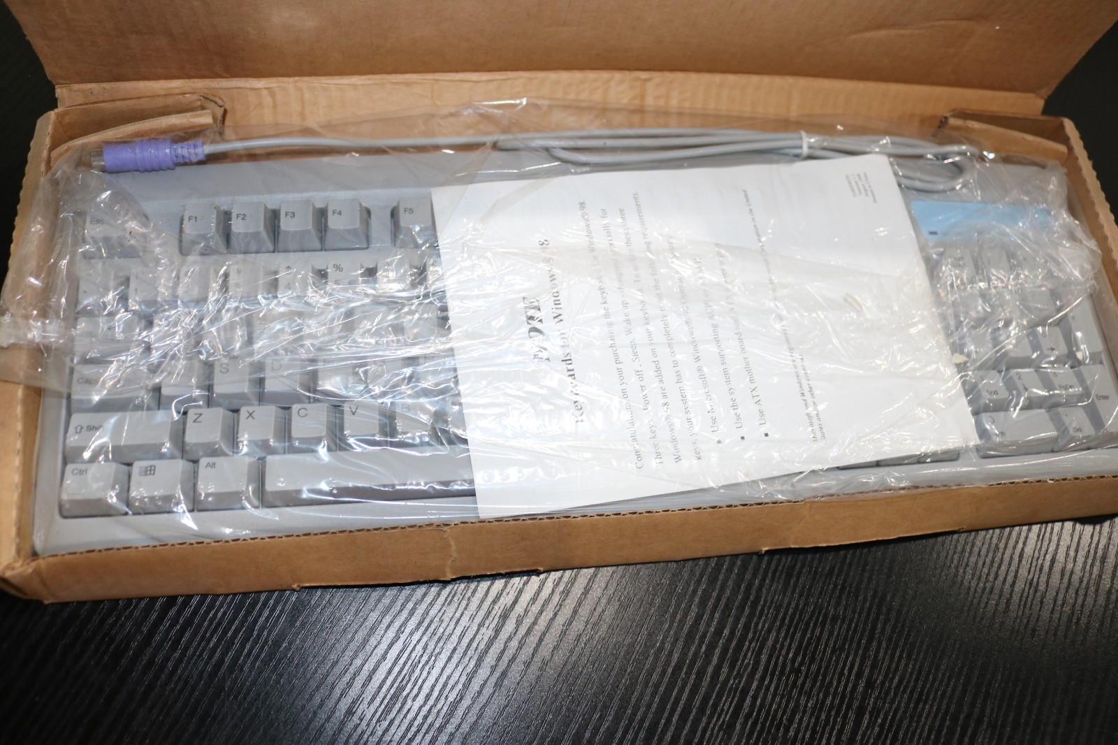 Vintage BTC Desktop Keyboard 5123S NEW OLD STOCK