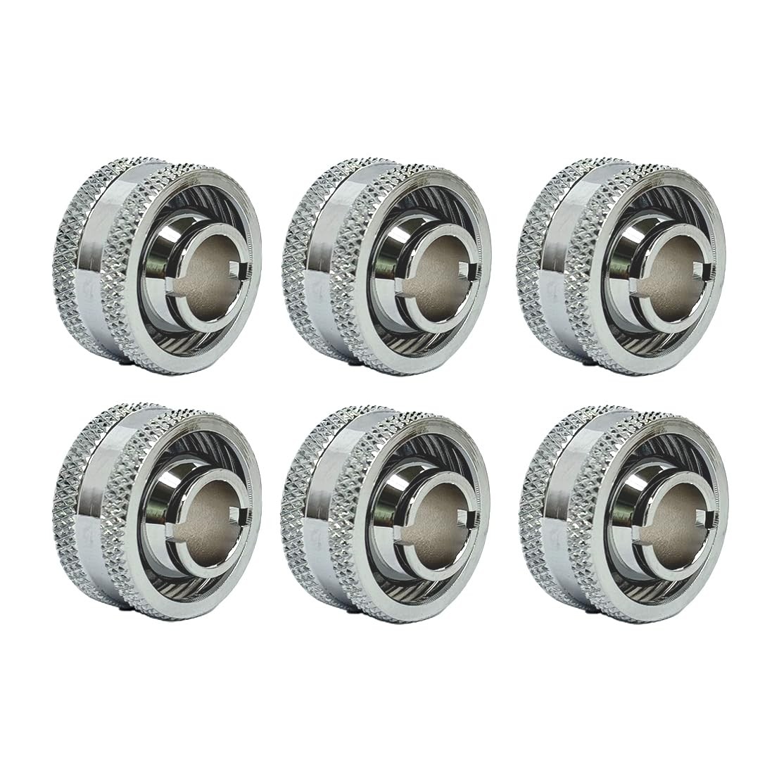 6 PCS G1/4 To 1/2 Inch ID 3/4 Inch OD Compression Fitting Soft Tubing 20.5mm