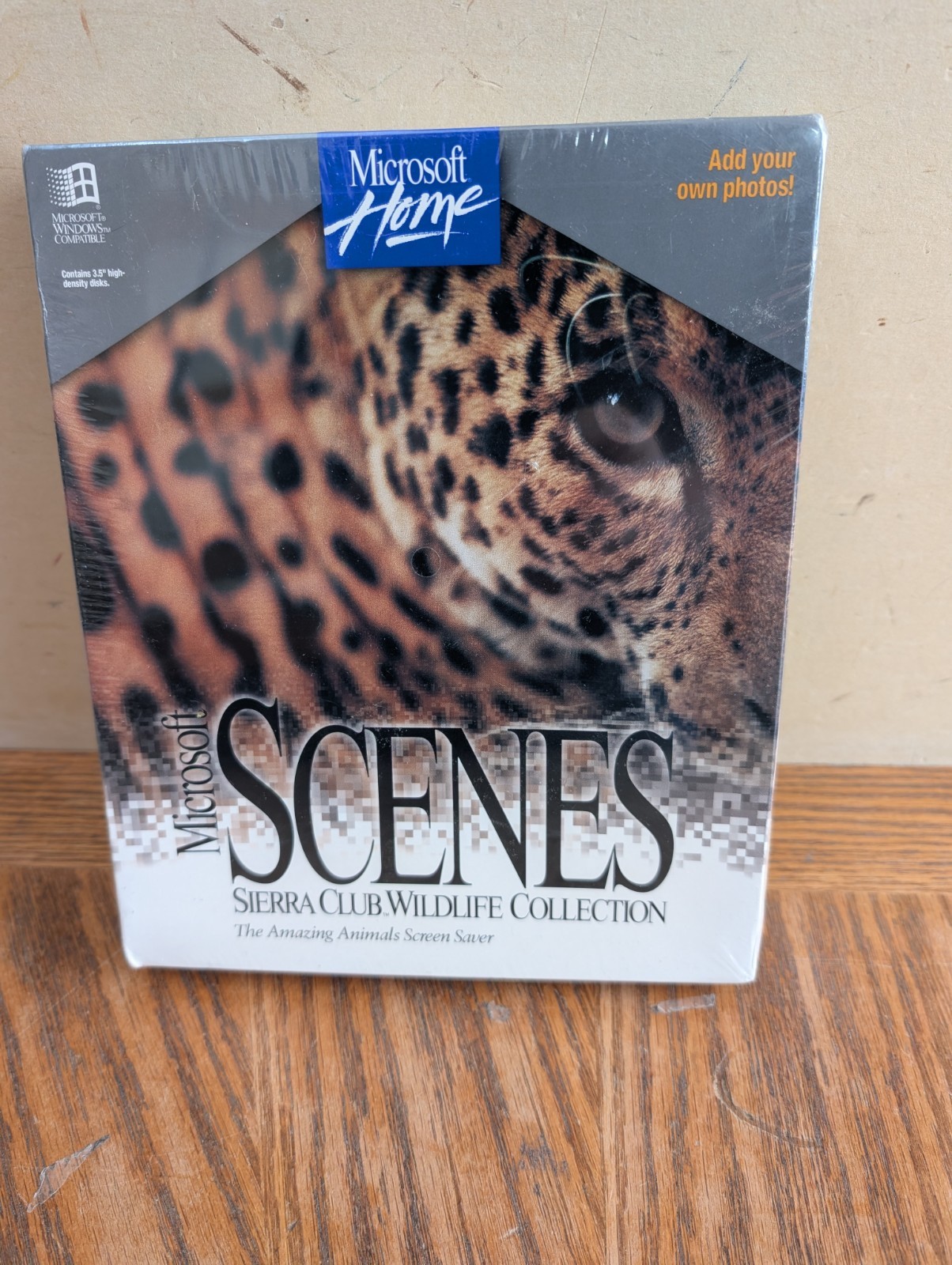 Microsoft Scenes Sierra Club Wildlife PC Big Box 1994 FACTORY SEALED NEW Floppy