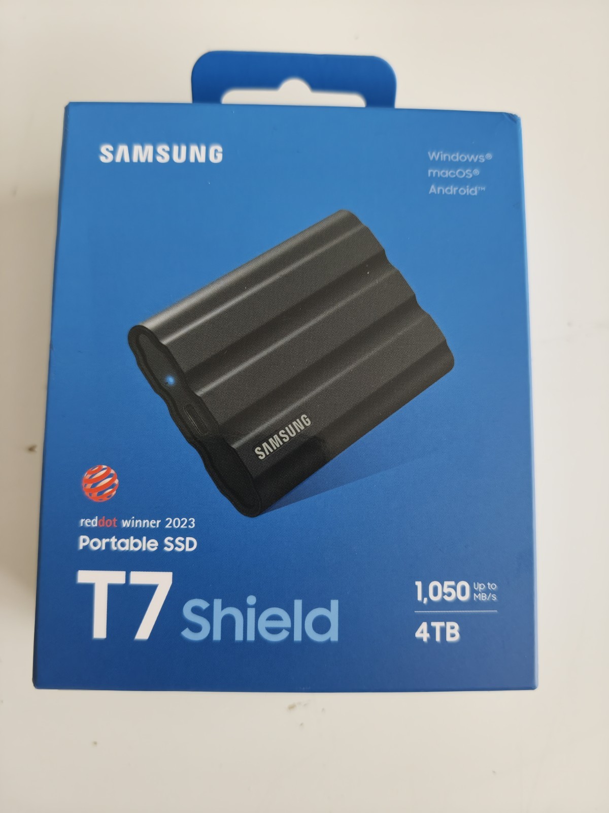 New Sealed - Samsung T7 Shield 4TB External SSD - MU-PE4T0S/AM