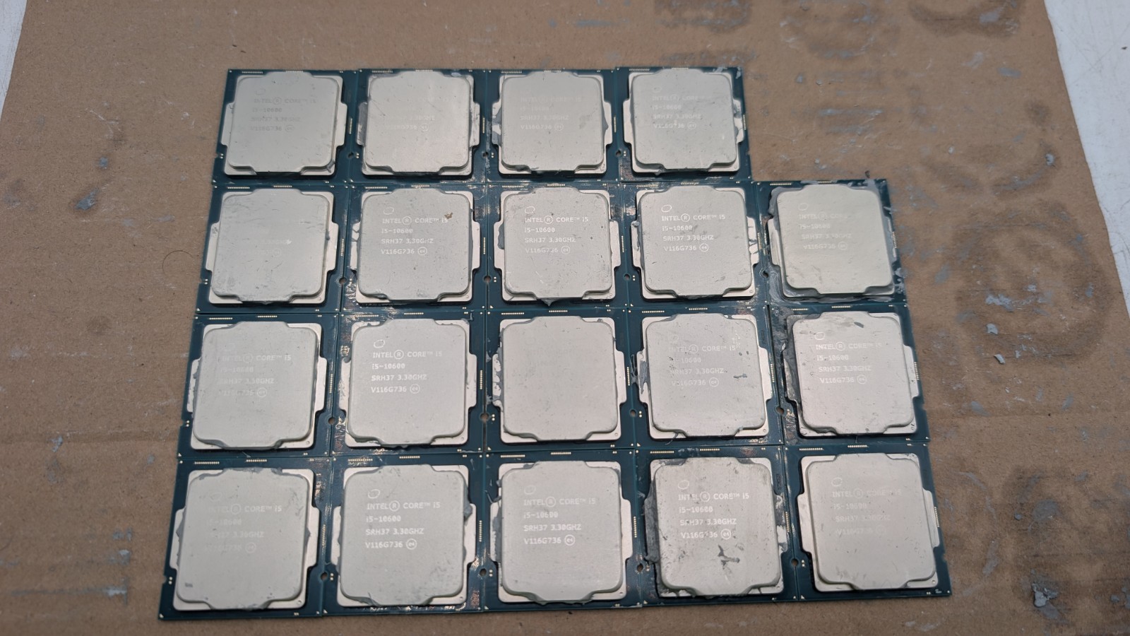 Lot Of 19 INTEL CORE I5-10600 3.30GHZ 6C/12T 12MB CACHE L3 FCLGA1200 