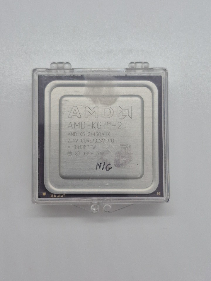 Amd Amd-K6-2/450Ahx Amd Cpu Amd-K6-2/450Ahx Tested Working