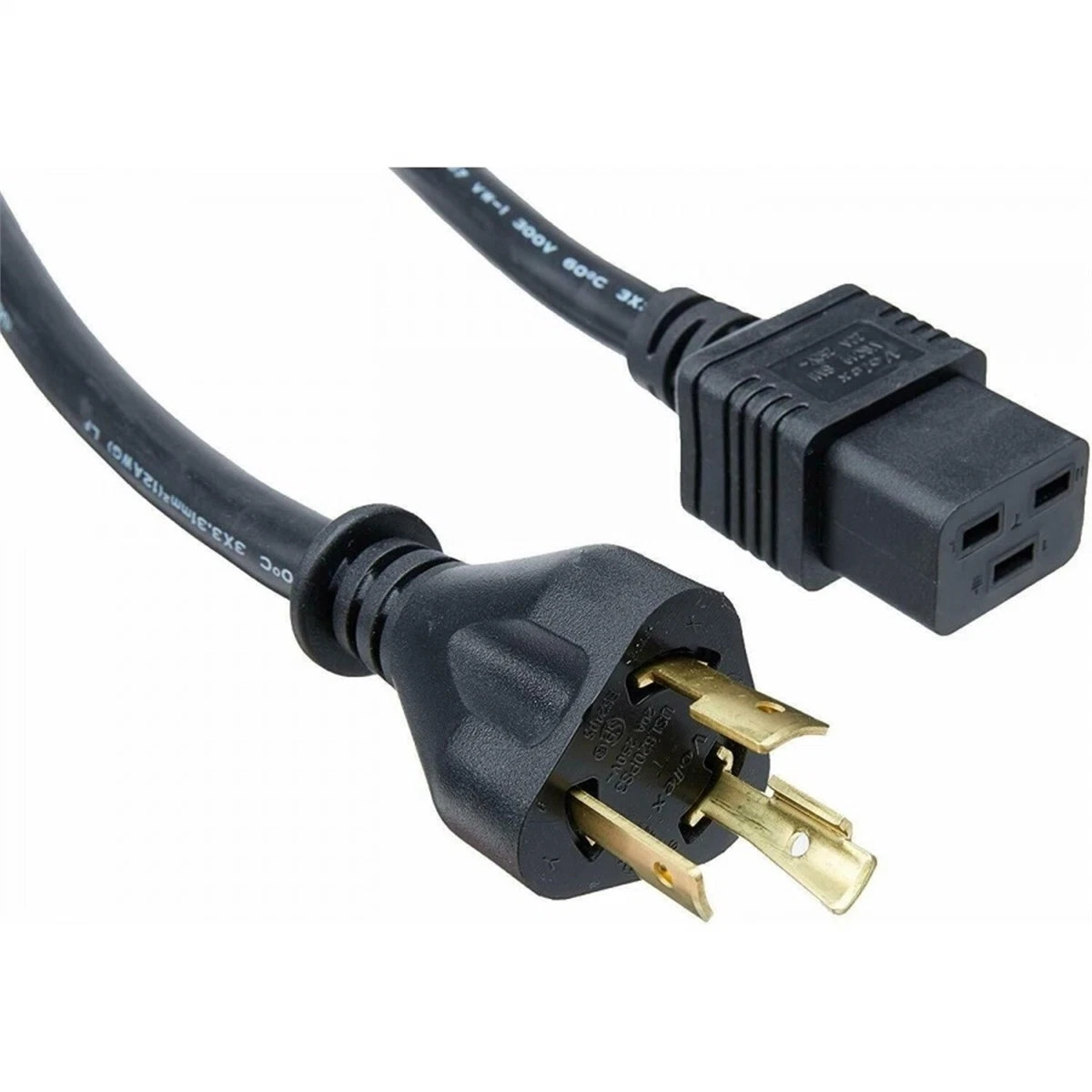 Cisco Volex 72-1411-01 Male  Power Cord 20A 250V 14ft ~ USED
