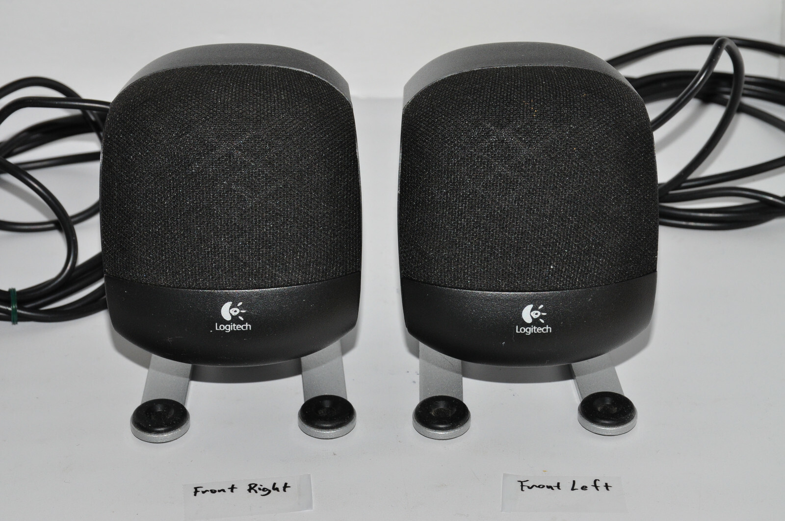 Logitech Z-640 Computer System 2x Satellite Speakers Front Left & Right