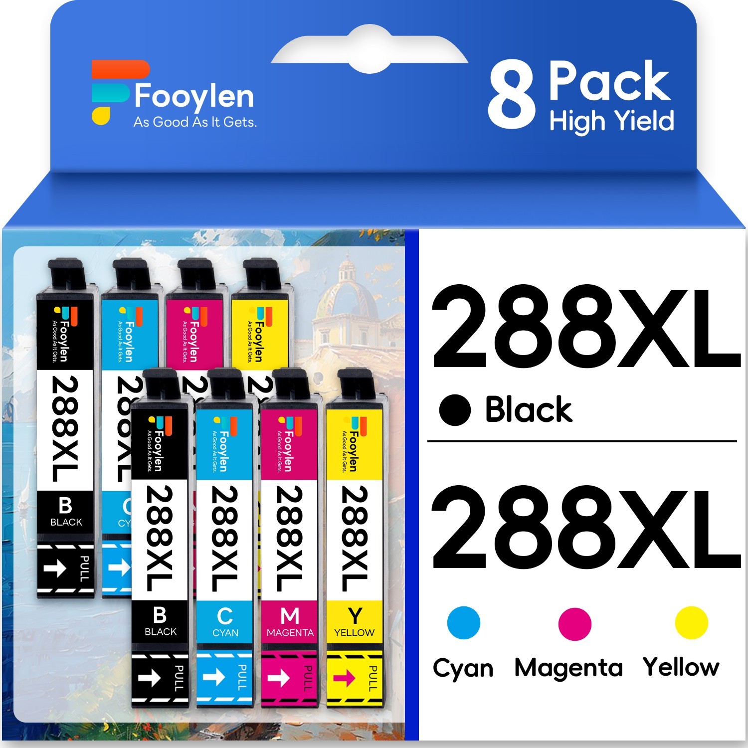 8PK Compatible With 288XLInk For Epson Expression Home XP-340 XP-430 XP-440 446