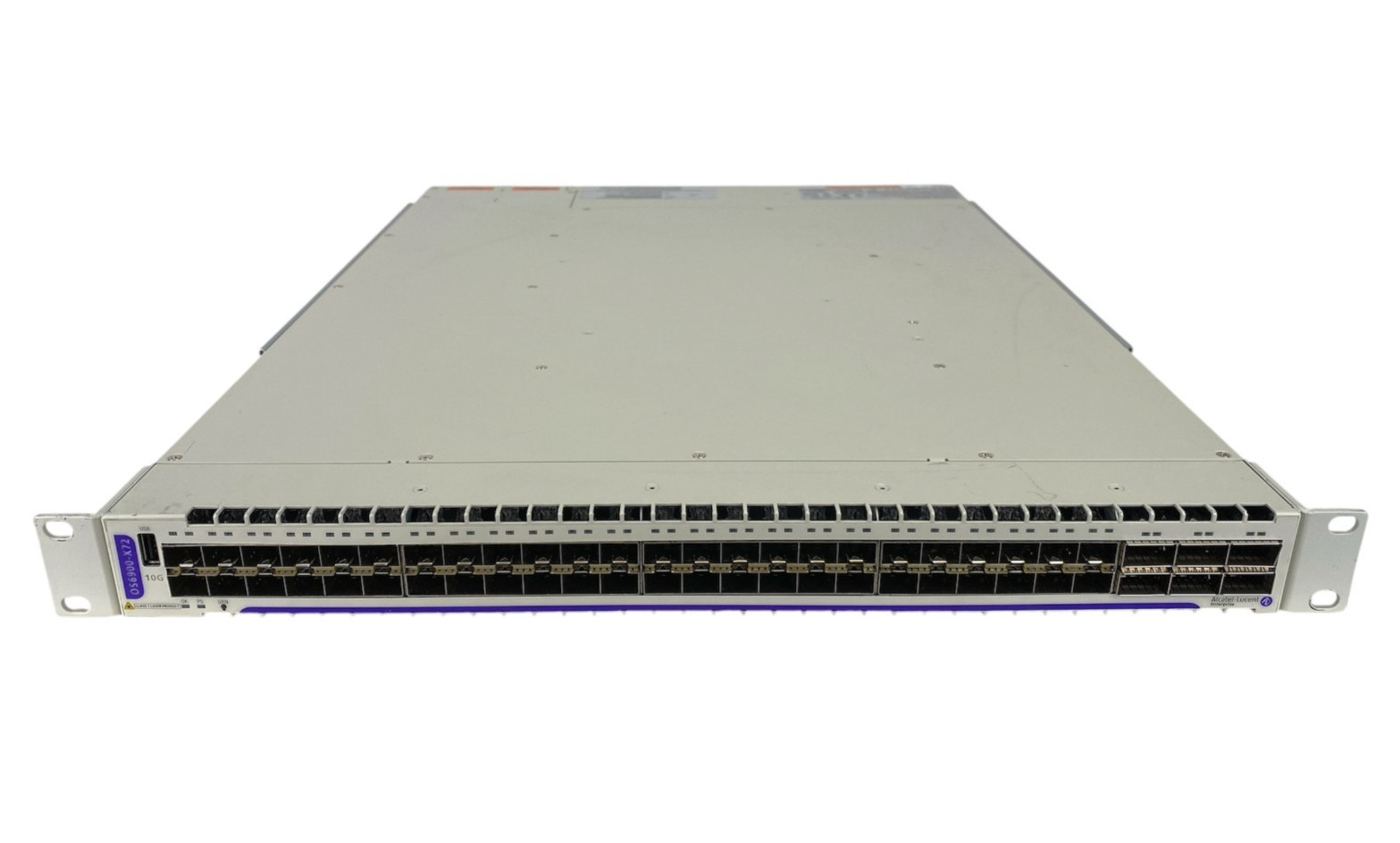 Alcatel Lucent OS6900-X72 Switch 48x 10Gig SFP+ 6x QSFP+ 40Gig L3 1x PSU