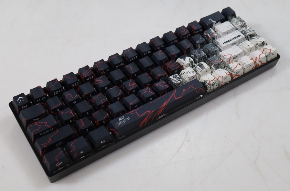 100 Thieves x Higround 65% ABS frame Mechanical Keyboard