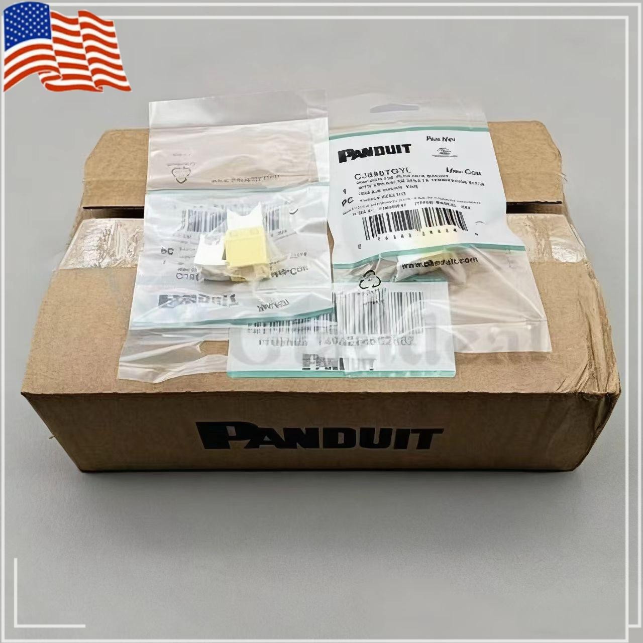 GENUINE CJ688TGYL BOX OF 50 For Panduit Giga TX Cat6 jack yellow US