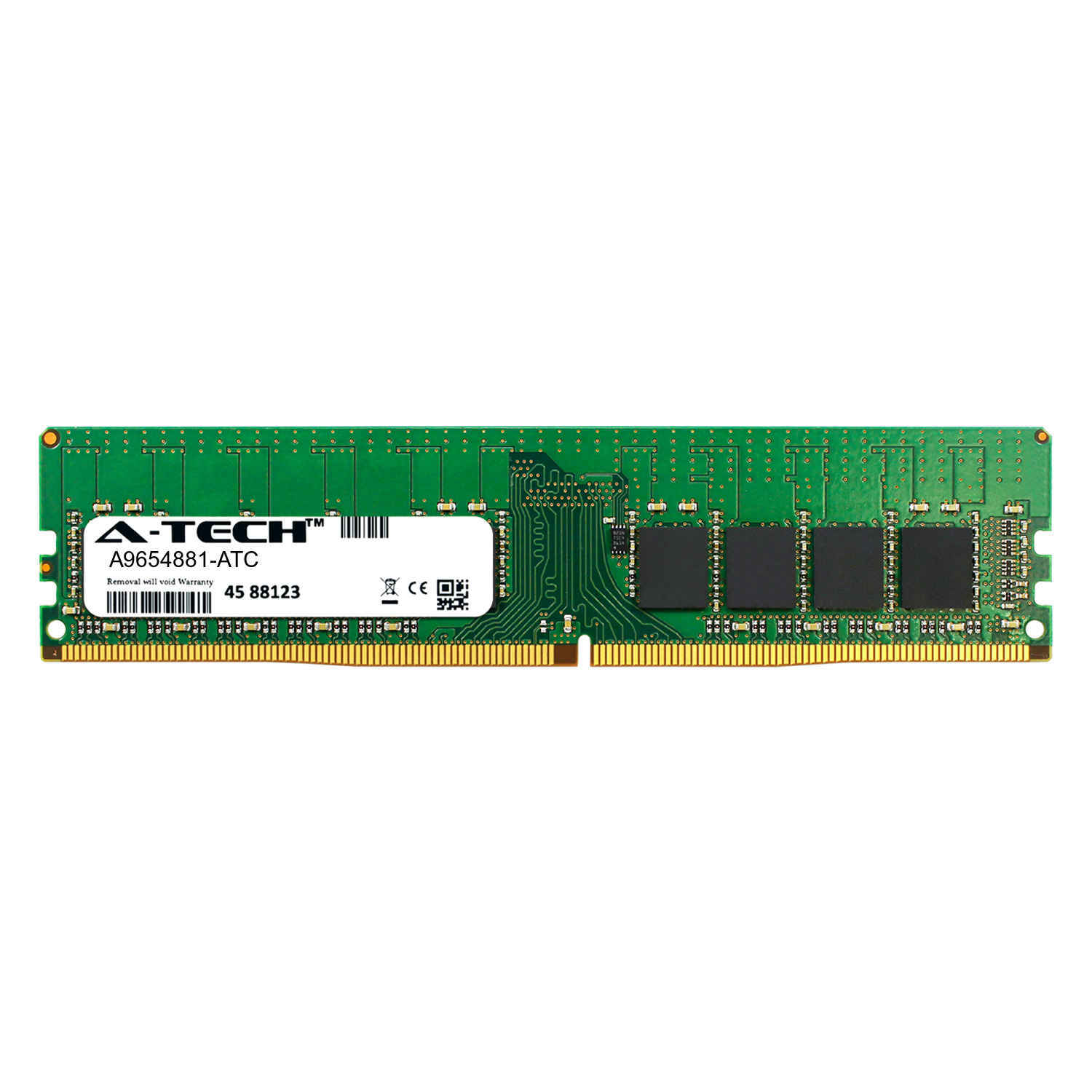 8GB DDR4 PC4-19200E ECC UDIMM (Replacement for Dell A9654881) Server Memory RAM