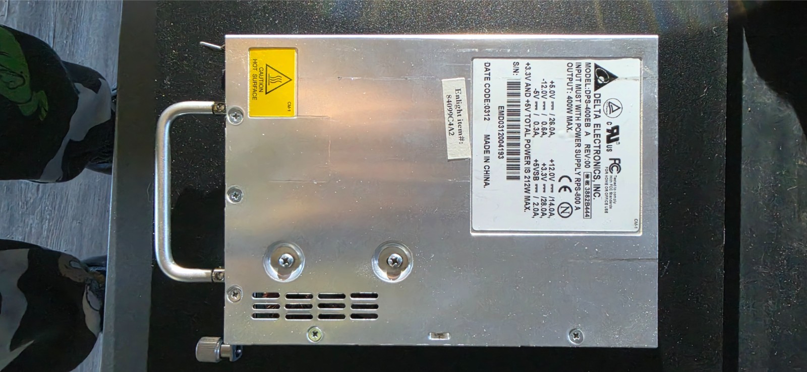 Delta DPS-400EB 400W Power Supply Server Workstation