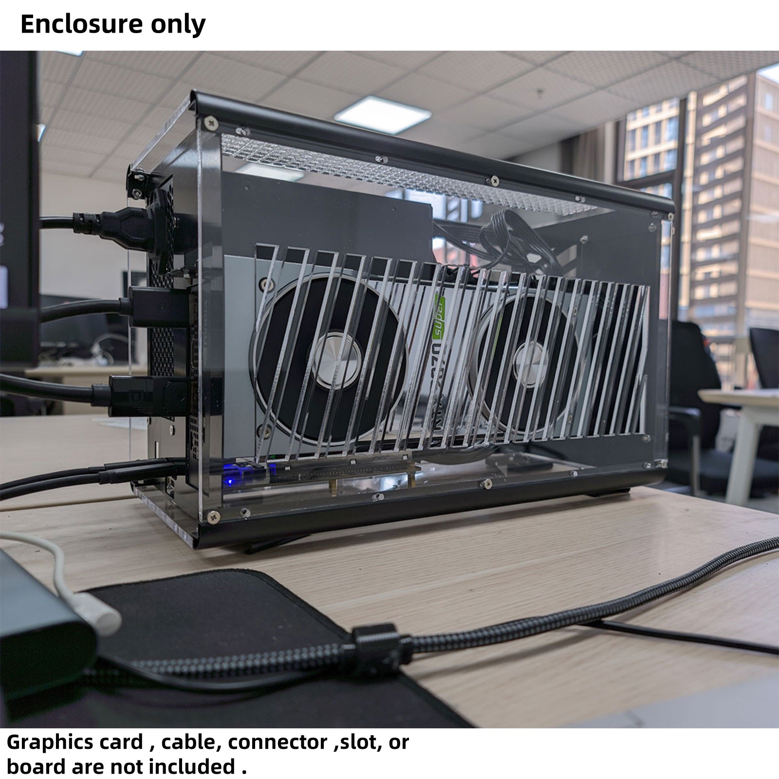 Mini EGPU External GPU Box Graphics Card Box for Thunderbolt GPU Dock SDI my23