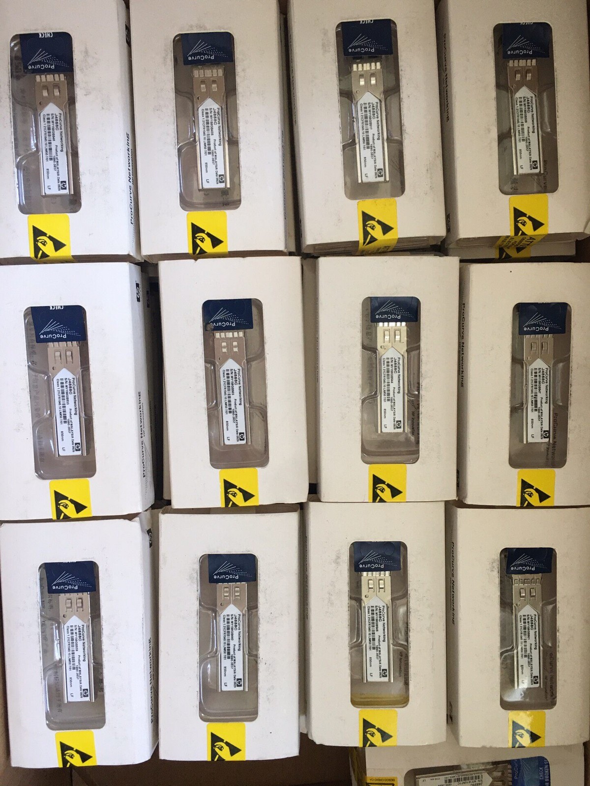 2PCS HP Procurve 1Gb SFP SX-LC Mini-GBIC Gigabit Transceiver J4858C 850nm 550m
