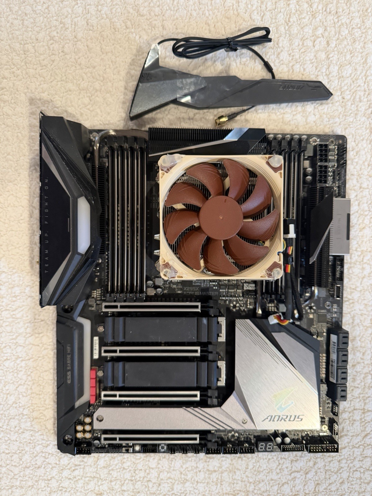 AORUS Master X299X LGA2066 + i9-10980XE + NOCTUA FAN COOLER   COMBO