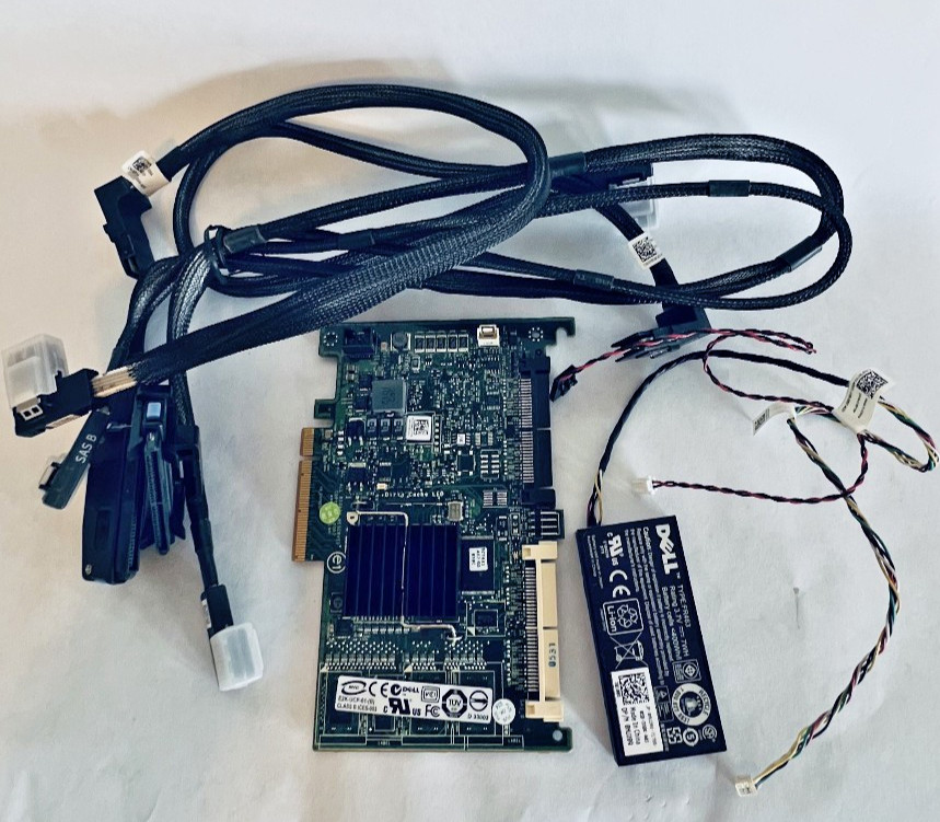 Dell PERC 6/i RAID Controller card 256MB of cache memory SAS and SATA PCIe x8