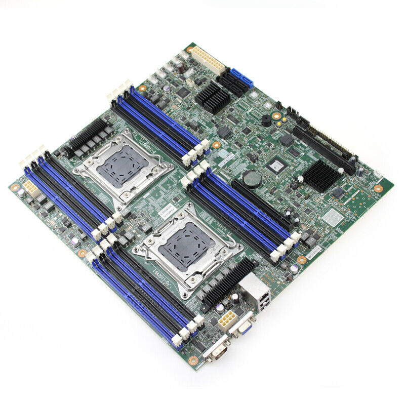 Foxconn Dual Socket LGA2011 Intel Xeon C602 X79 server board 2x PCIe x16 10G SFP