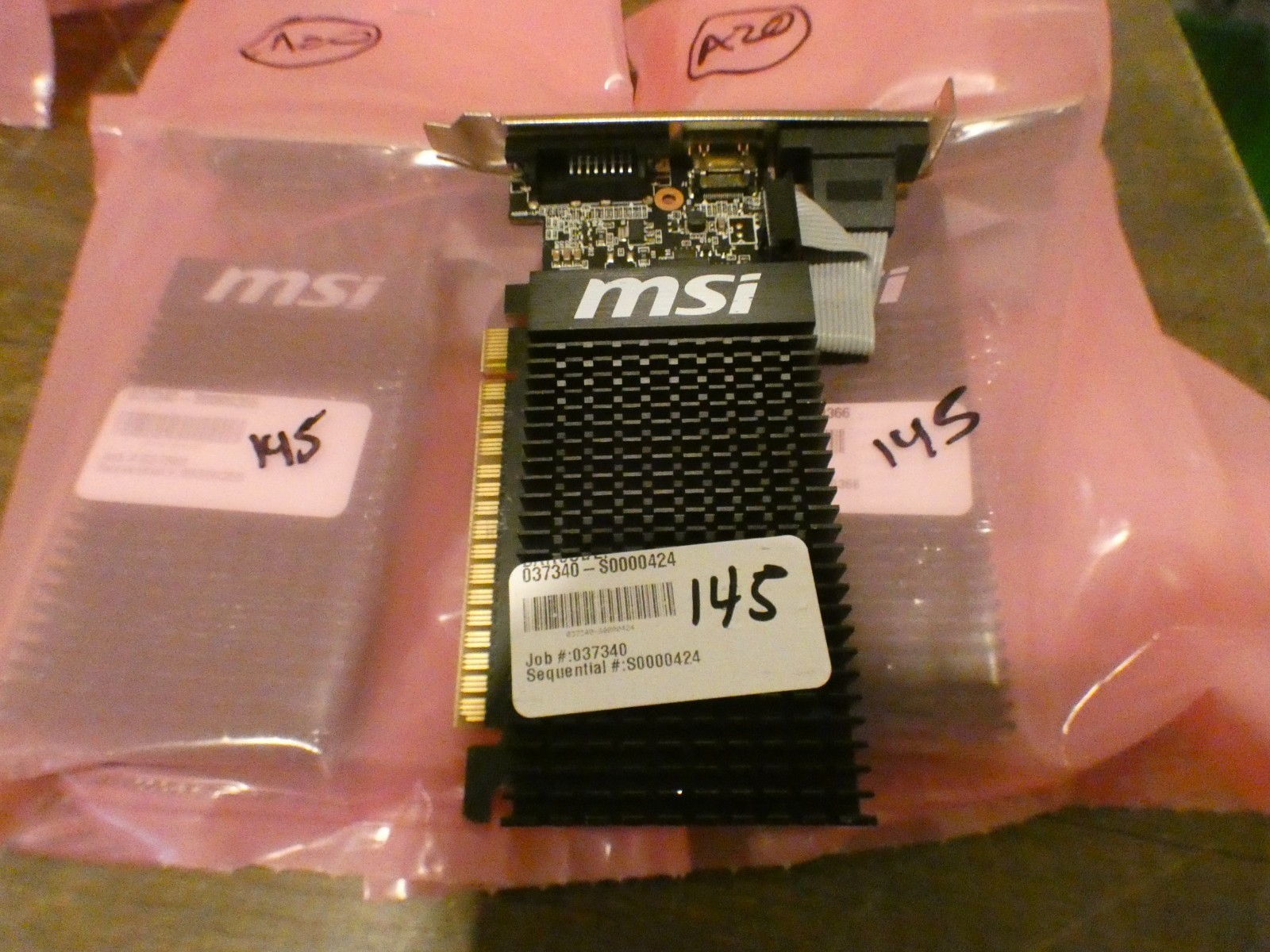 MSI GeForce GT 710 1GD3H 1GB DDR3 HDMI DVI Full Profile Graphics Card (Lot of 5)