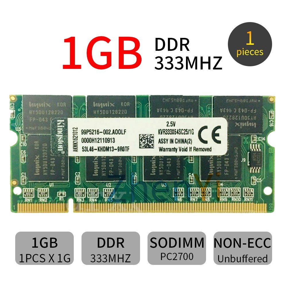 1GB Dell Inspiron 300M/500M/600M/700M/1150/1200/2200/5150/8500/8600/9200 Memory