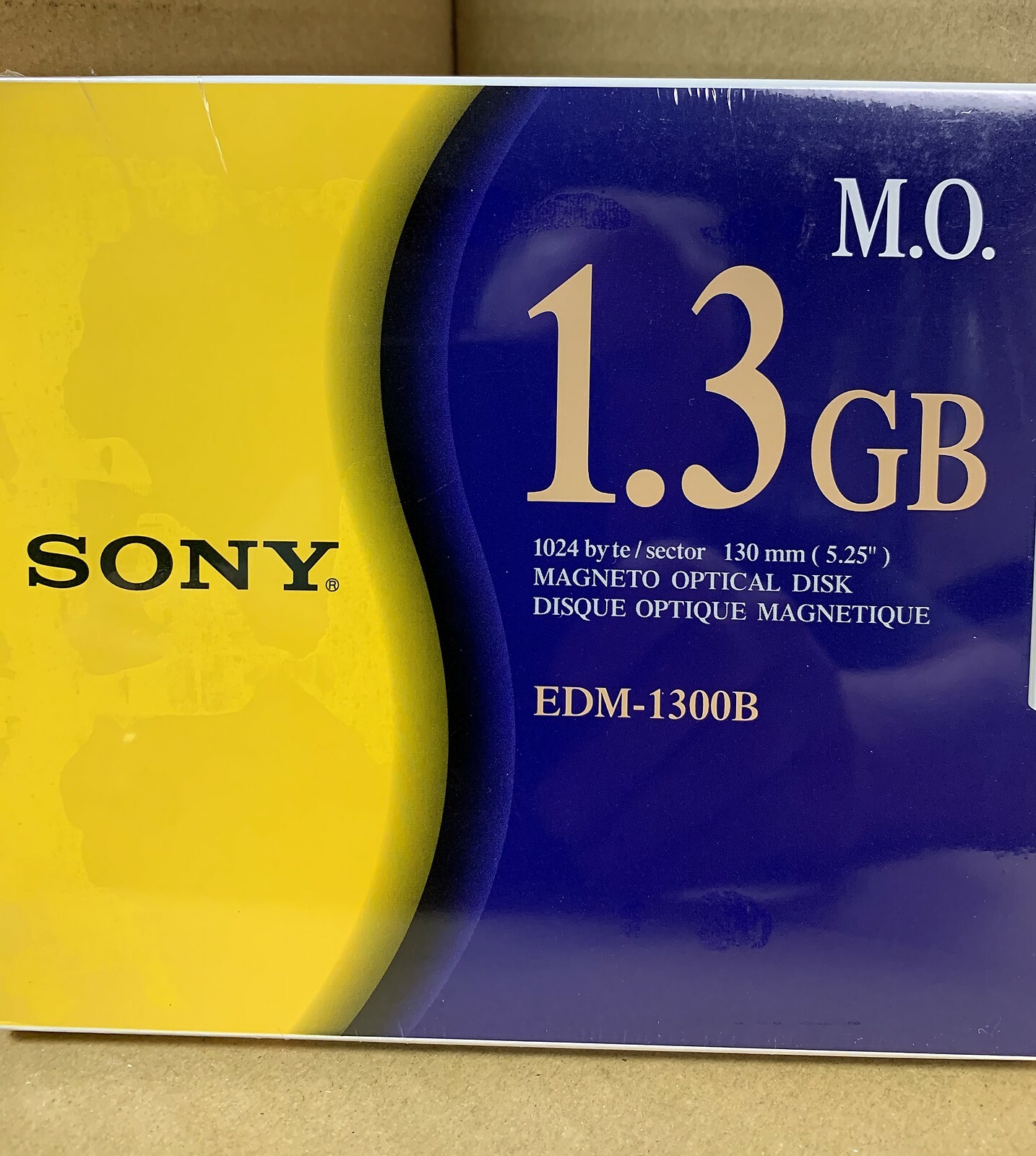 NEW Sony EDM-1300B 1.3GB 5.25 MO OPTICAL DISK