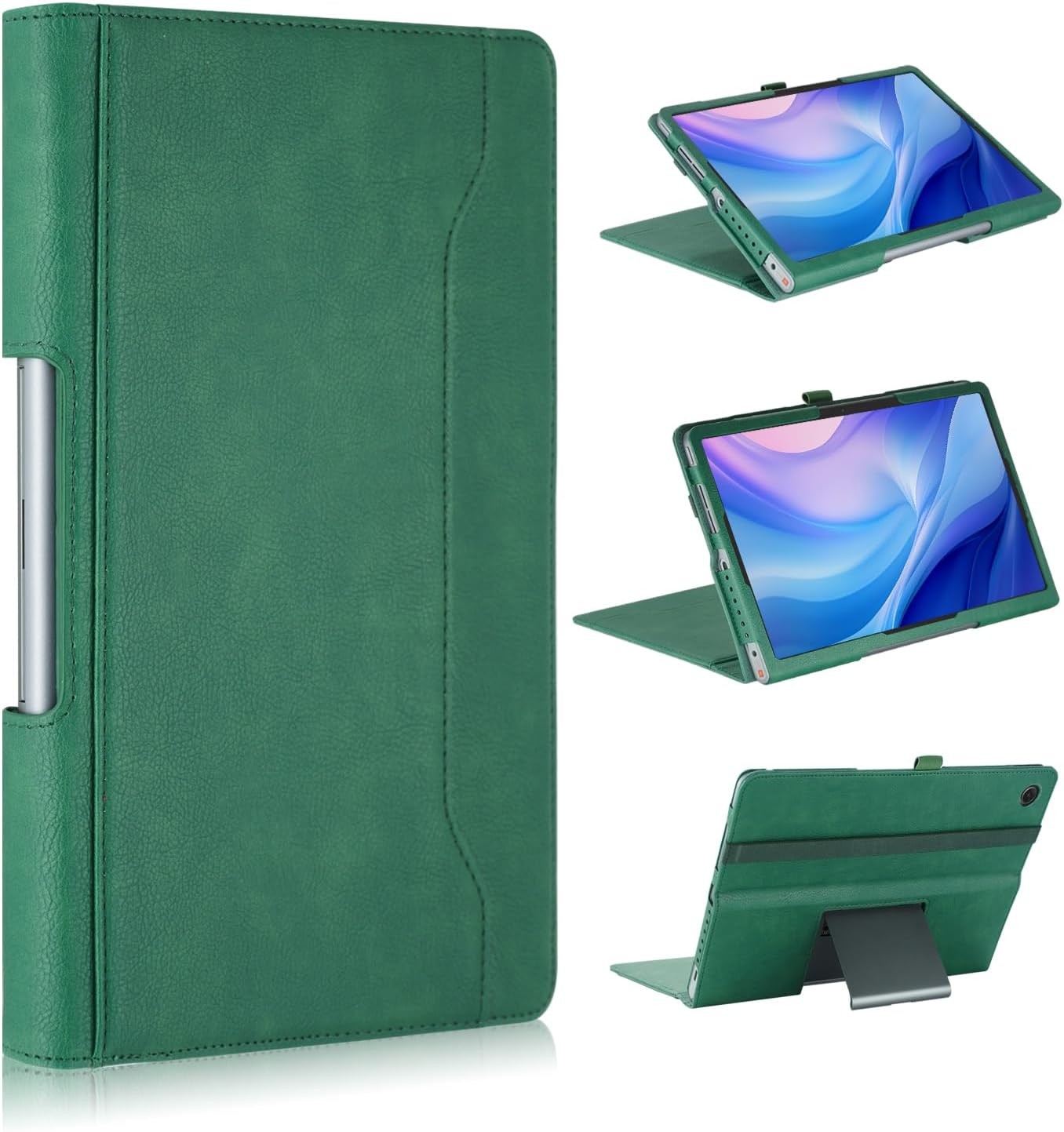 Case for Lenovo Tab Plus 11.5 inch Tablet, PU Leather Folding Stand Cover, Dark