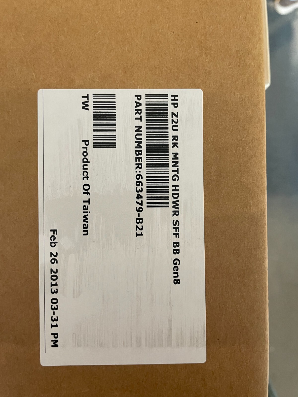 HP ProLiant DL380 G8/G9 DL380E G8 GEN8 SFF 2U BB Rail Kit 663479-B21