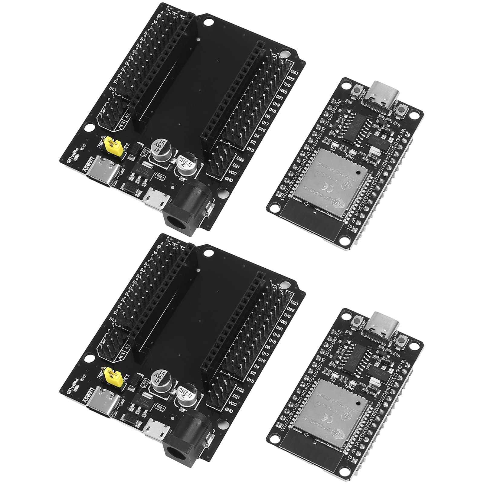 2 PCS ESP32 Development Board Type-C USB ESP-32S CH340C WiFi+Bluetooth