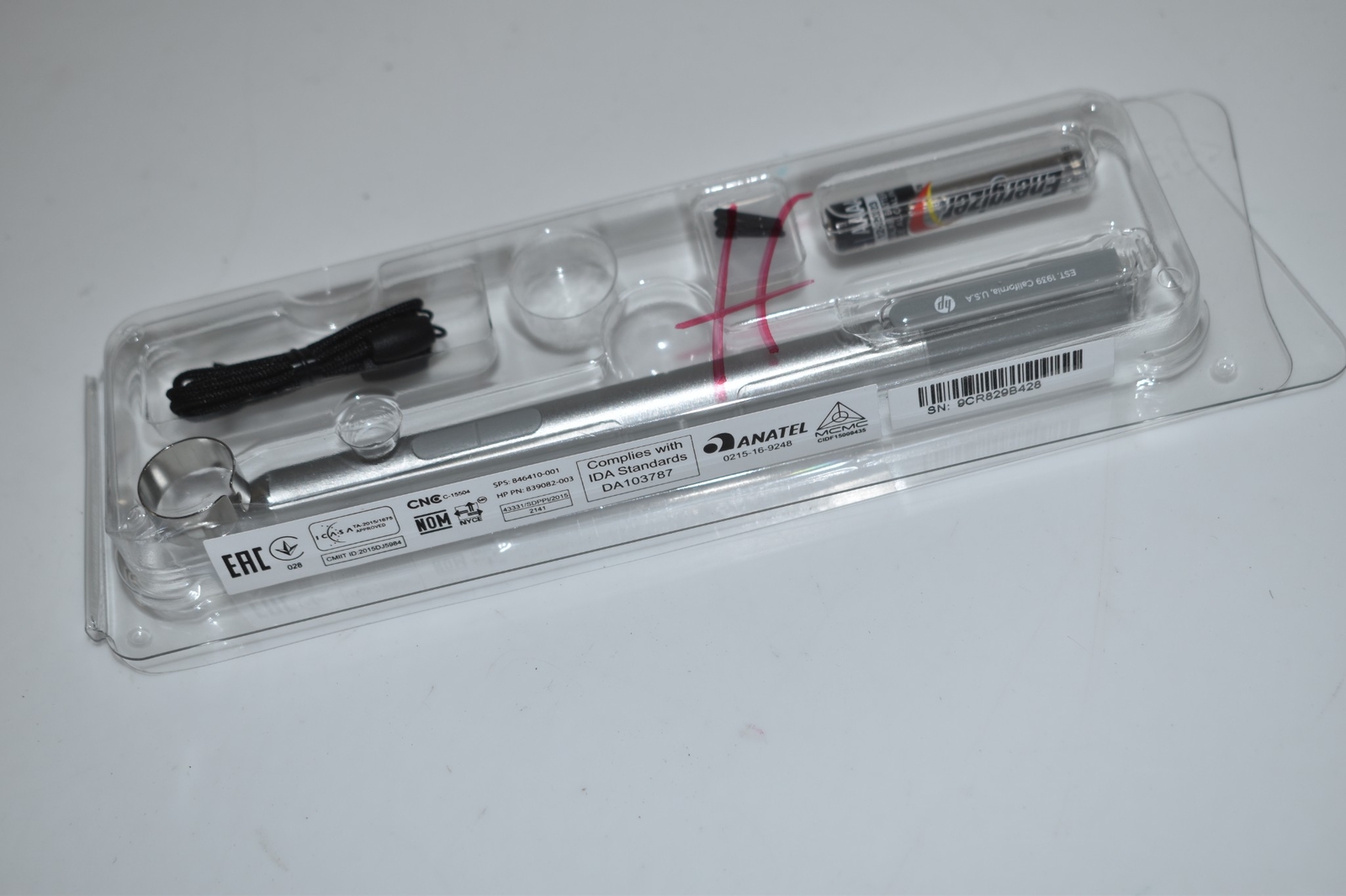 ^^ Hewlett Packard 839082-003 Anatel Stylus Pen - New (TOL55)