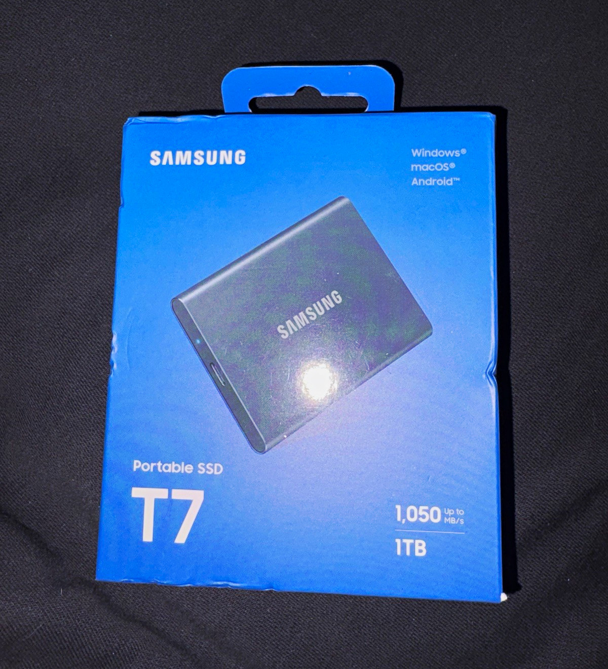 NEW Samsung T7 Portable SSD 1TB USB 3.2 External Solid State Drive MU-PC1T0T/AM
