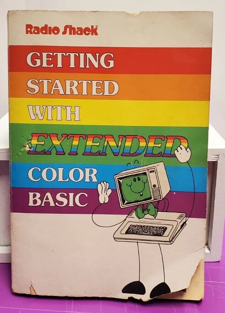 1984 Radio Shack Tandy Getting Started with Extended Color Basic Software Manual