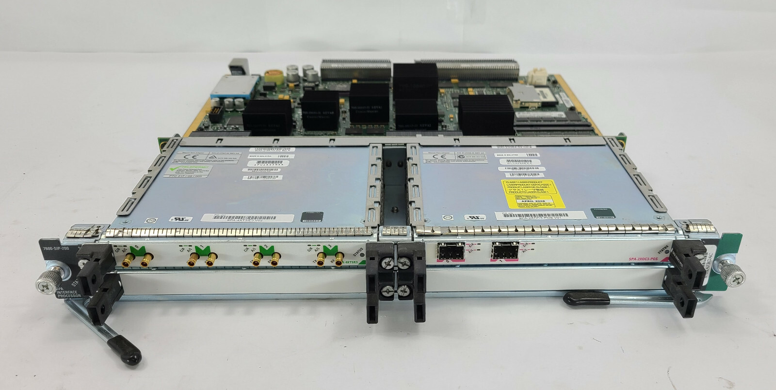 Cisco 7600-SIP-200  Processor-200 w/ SPA-4XT3/E3 V02 Module & SPA-2XOC3-POS V01