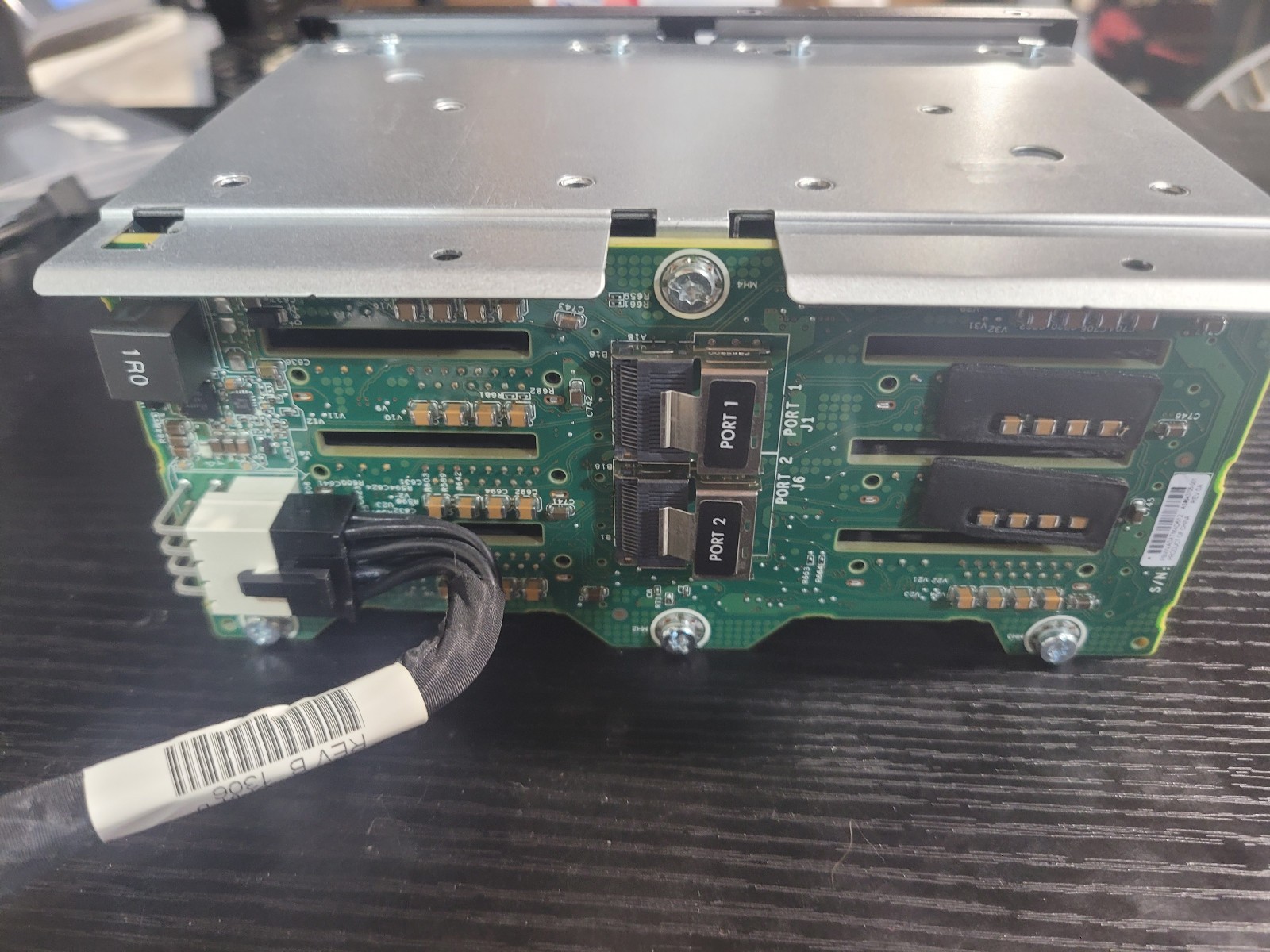HP DL380p DL385p SFF 8-Bay SAS Backplane with Blanks and PSU Cable PN 672146-001
