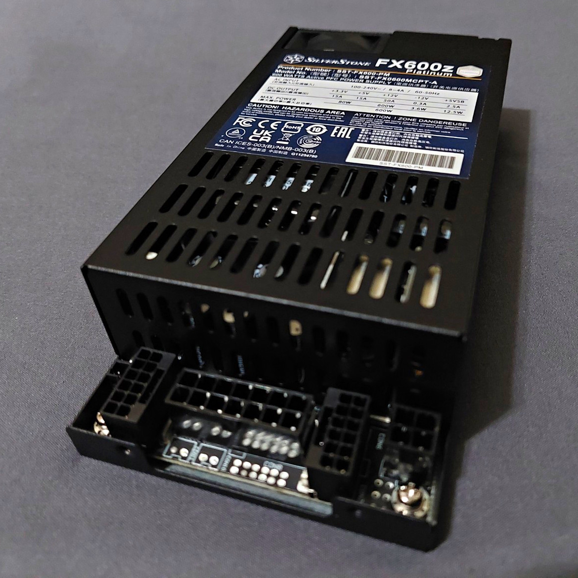 Silverstone FX600z Platinum Cybenetics Fully Modular Flex ATX Power Supply