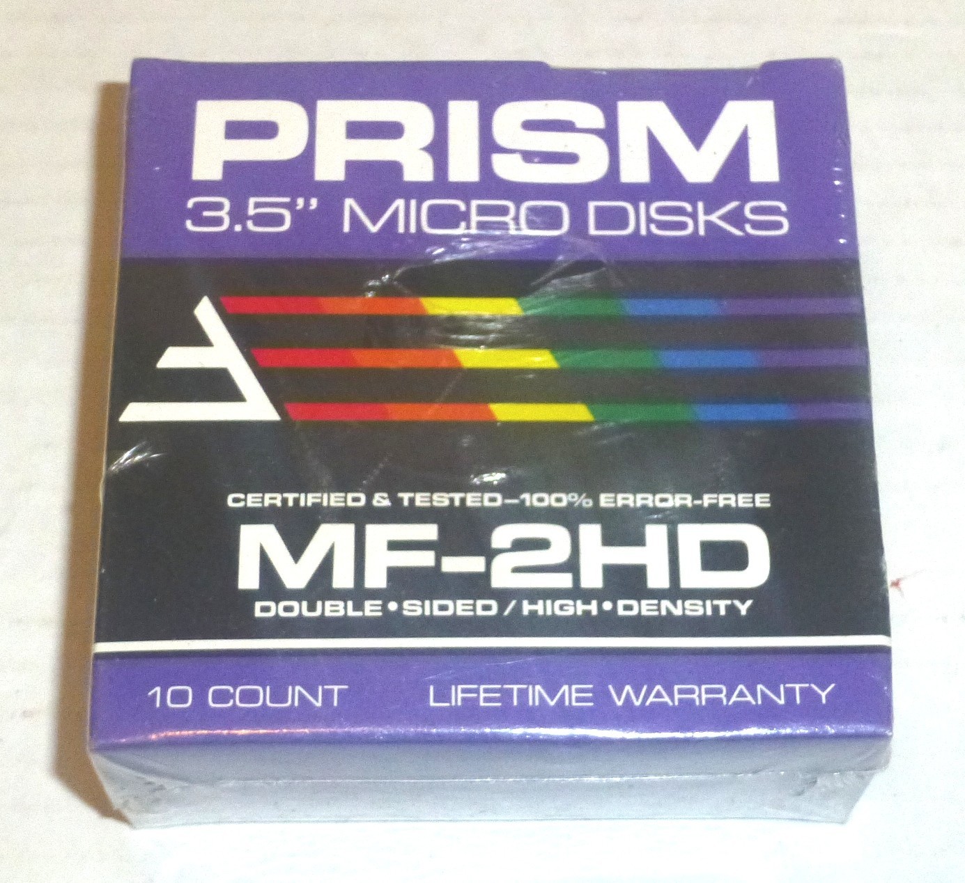 Pack of 10 Prism MF-2HD 3.5" MIcro Disks Double Sided High Density