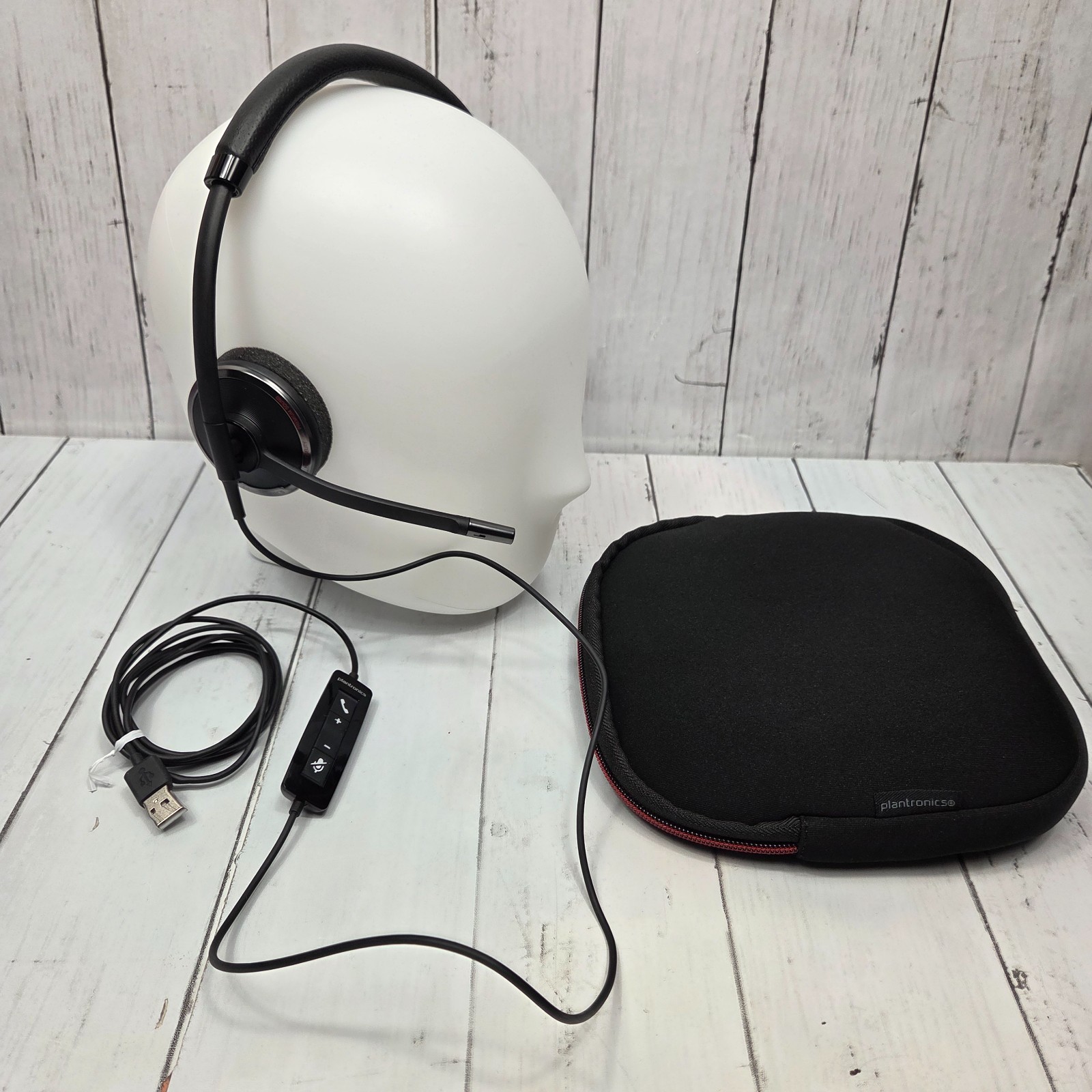 Plantronics Blackwire C510 500 Series USB On‑Ear Headset *Missing Earmuff Cover*