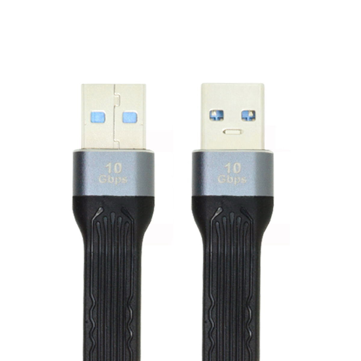 Cablecy 10Gbps USB 3.1 Type A male to USB3.0 Type Extension Flat Slim FPC Cable